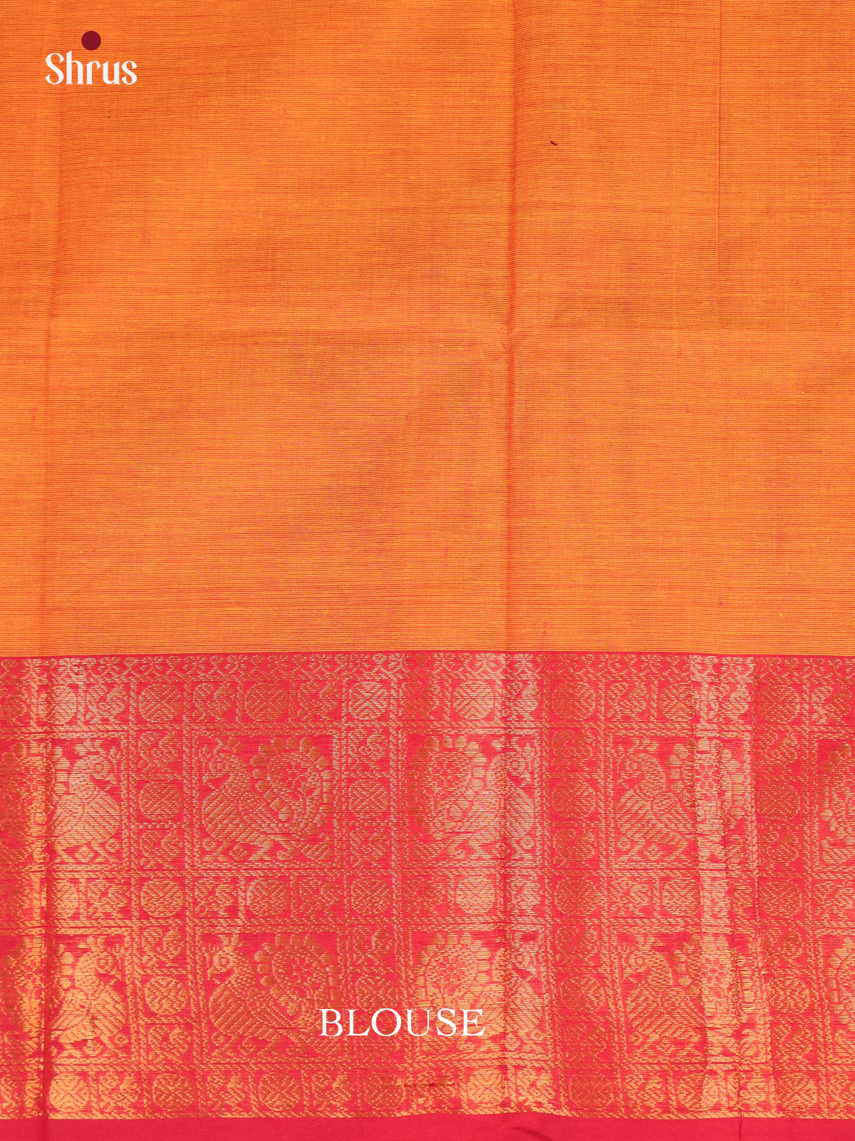 Orange & Red- Blouse Bit - Shop on Shrus.com