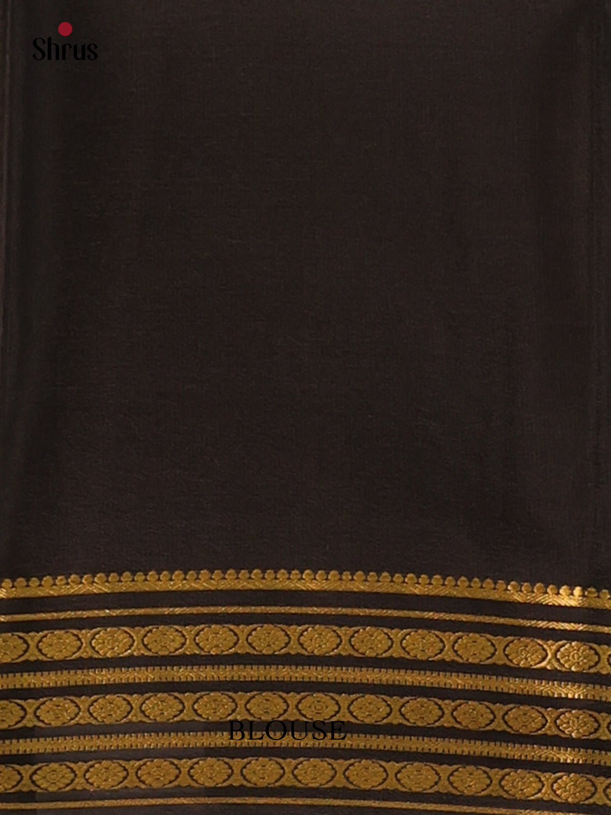 Lite Green & Black - Mysore Silk Saree - Shop on Shrus.com
