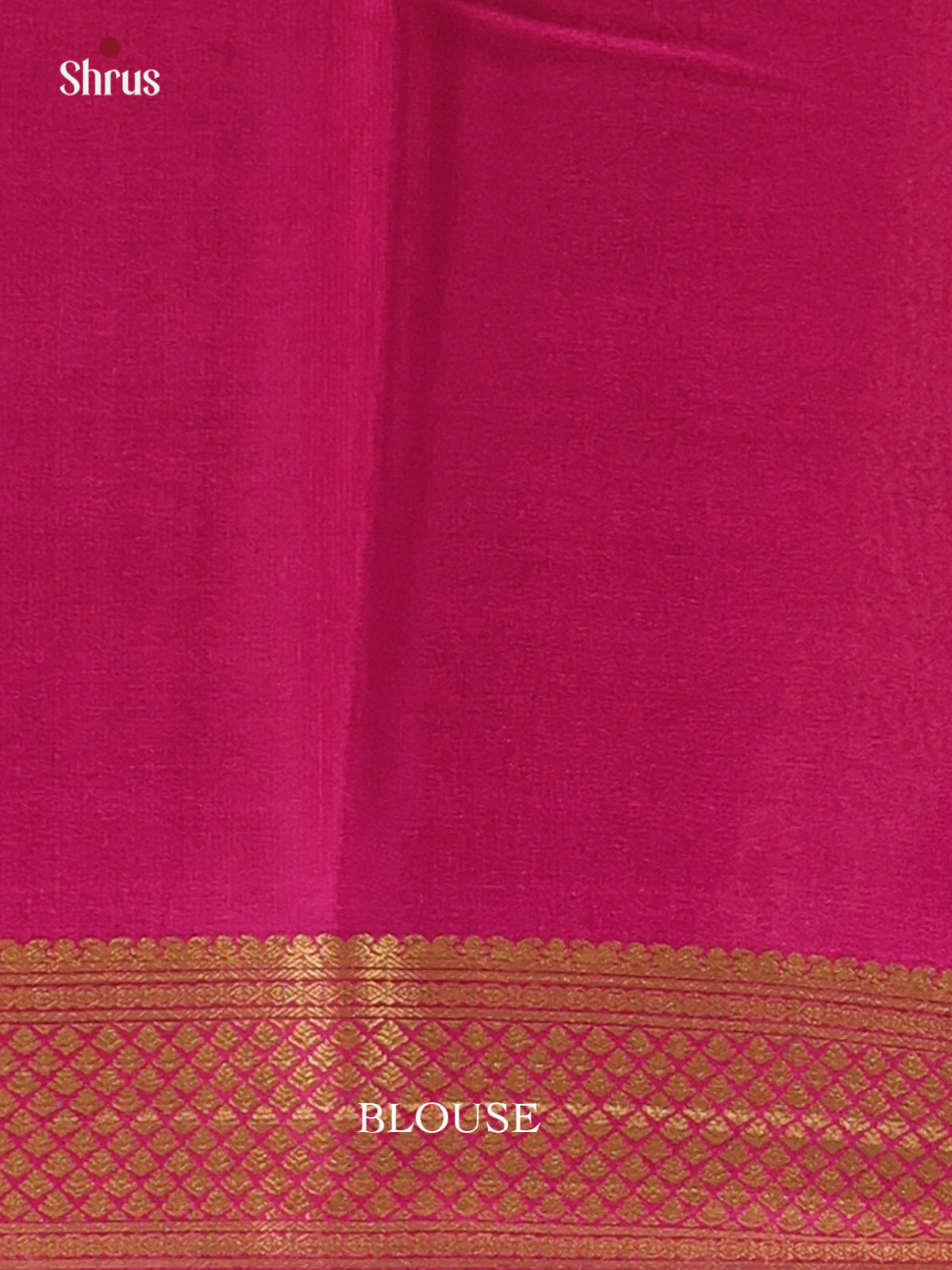 Orange & Majenta - Mysore Silk Saree - Shop on Shrus.com