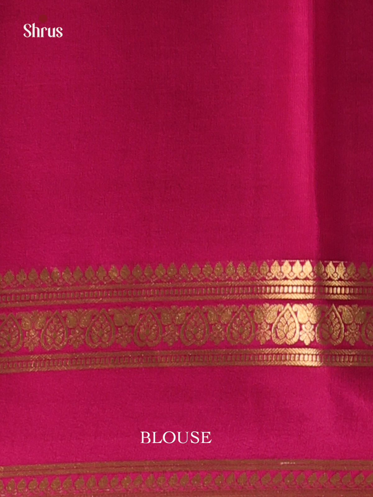 Peach & Wine - Mysore Silk Saree - Shop on Shrus.com