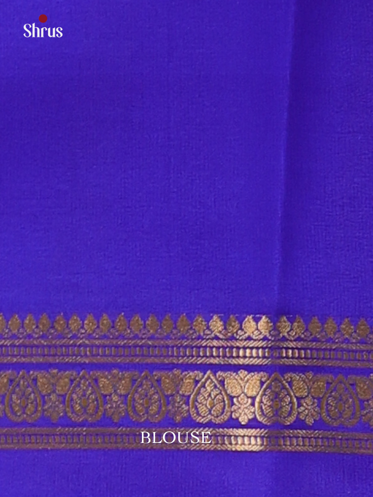 Pink & Blue - Mysore Silk Saree - Shop on Shrus.com