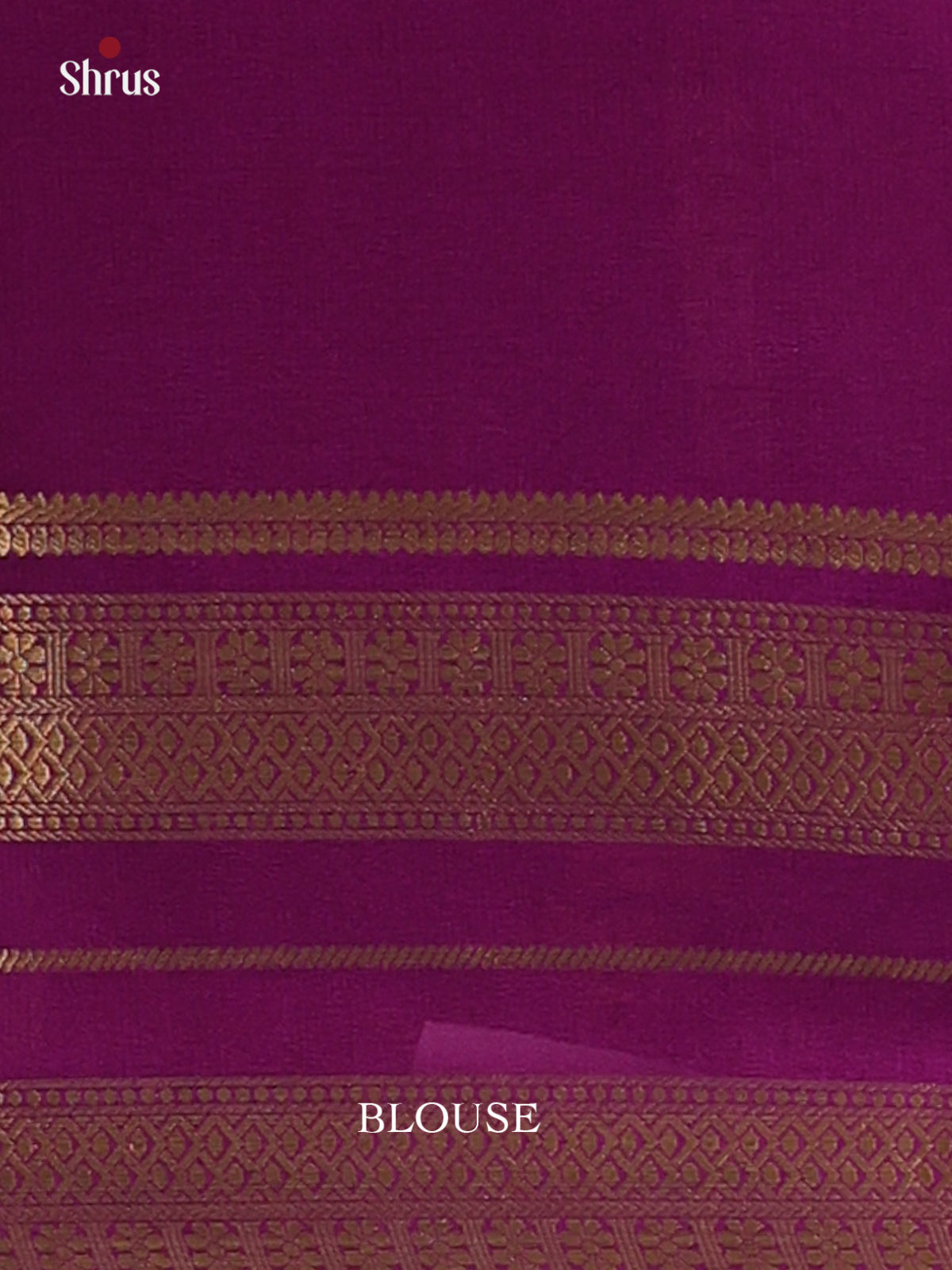 Lavender & Violet - Mysore Silk Saree - Shop on Shrus.com