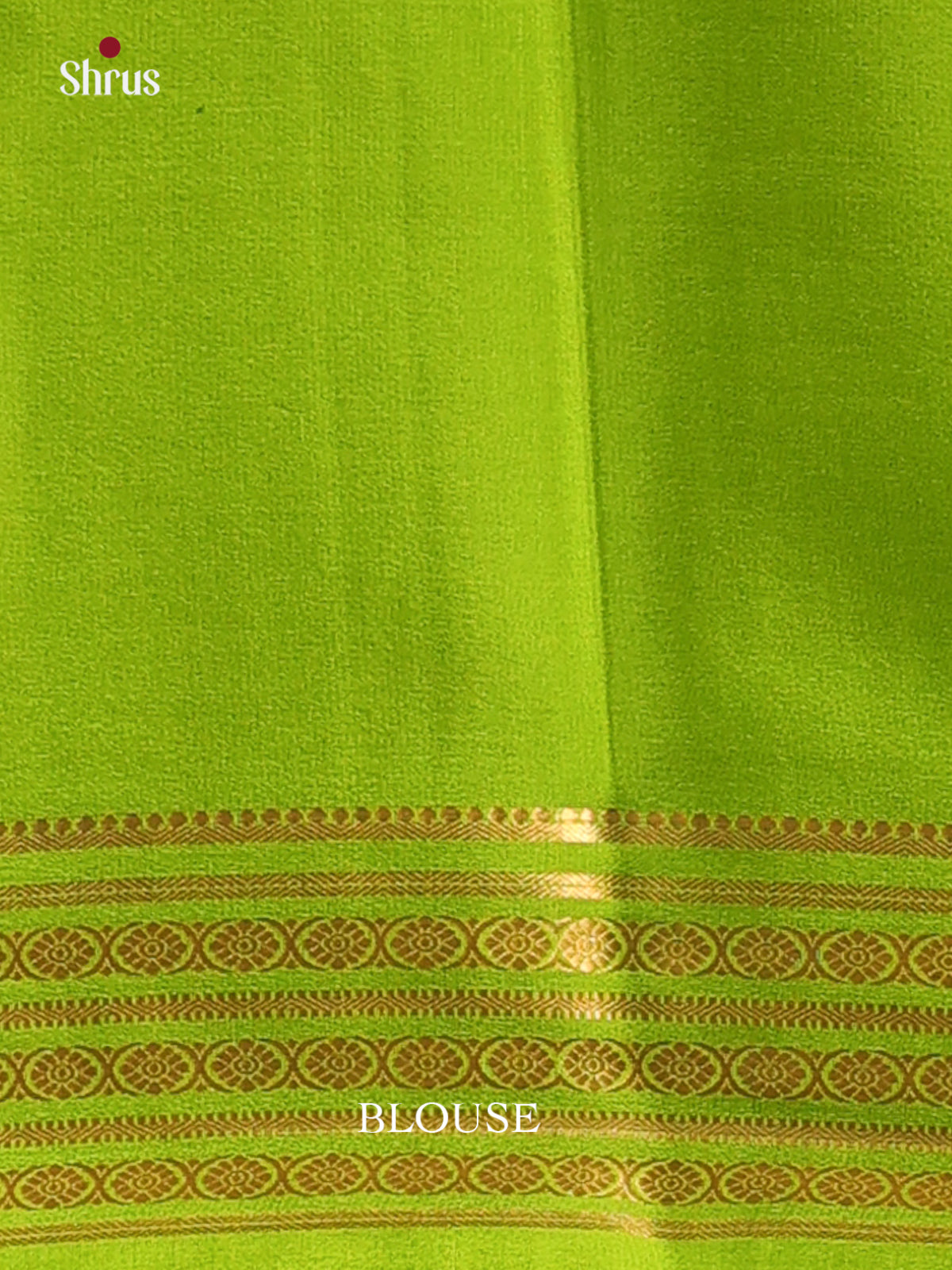 Lavender & Green - Mysore Silk Saree - Shop on Shrus.com