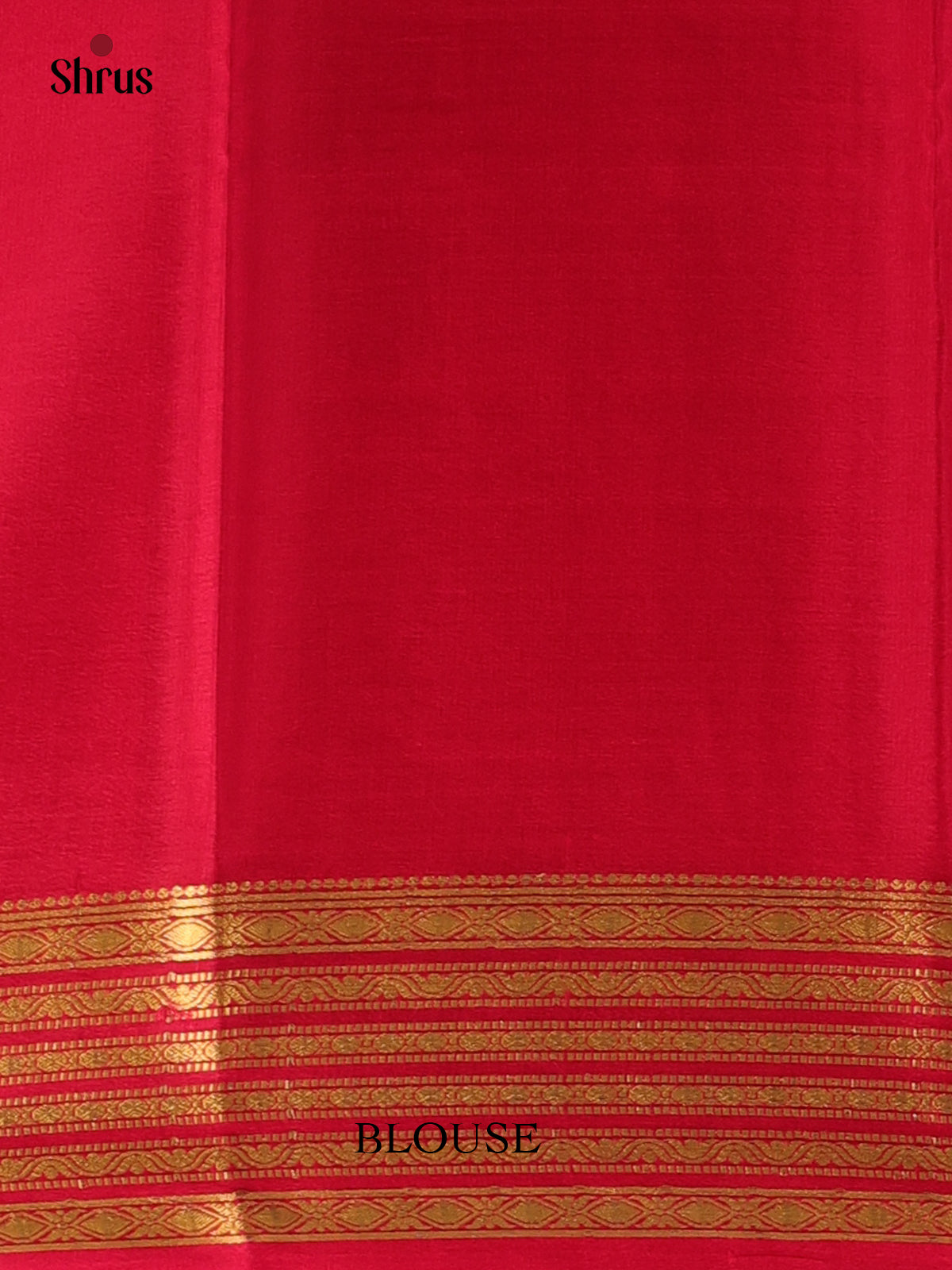 Green & Maroon - Mysore Silk Saree - Shop on Shrus.com
