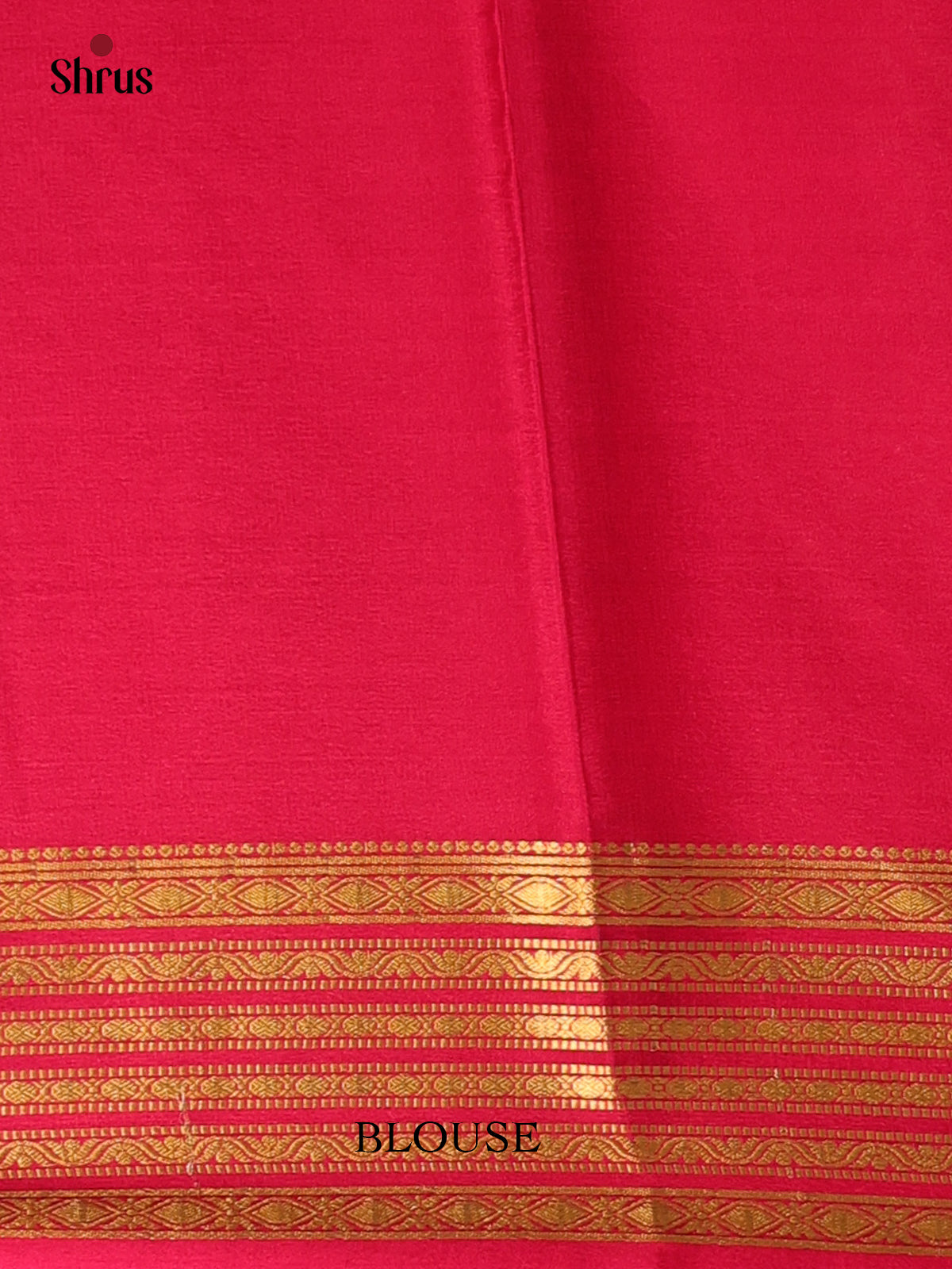 Grey & Maroon - Mysore Silk Saree - Shop on Shrus.com