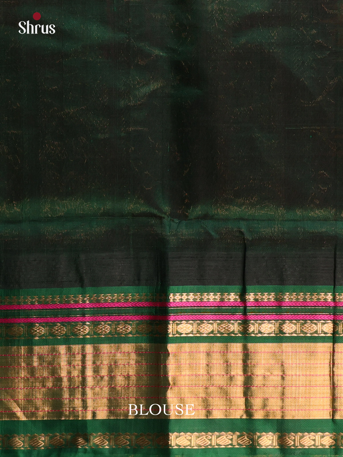 Breezy Pink Silk Cotton Saree With Zari Kattams(Checks) Across The Body And Contrast Green Border - Shop on Shrus.com