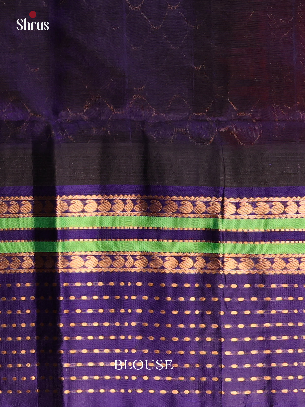 Pink & Violet - Silk Cotton Saree - Shop on Shrus.com