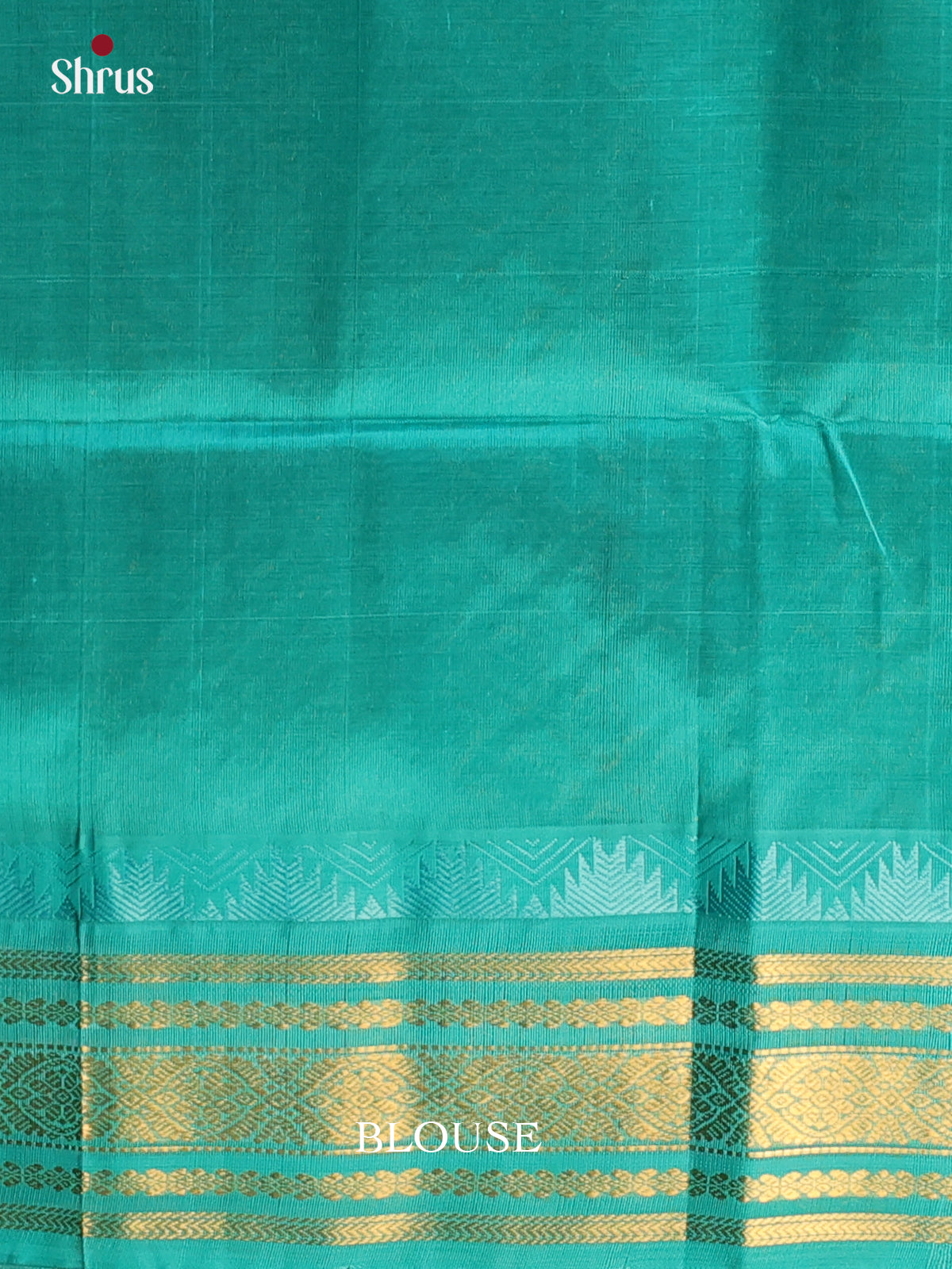 Violet & Teal - Silk Cotton Saree - Shop on Shrus.com