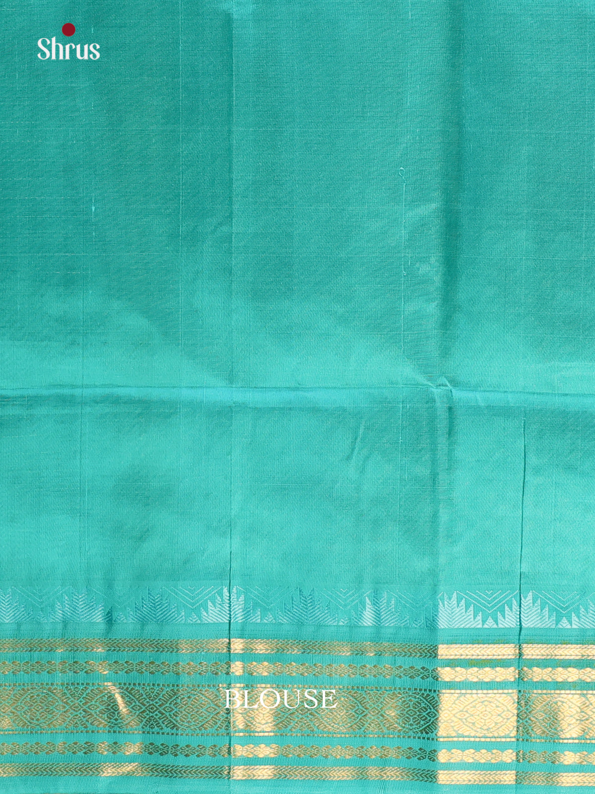 Violet & Teal - Silk Cotton Saree - Shop on Shrus.com