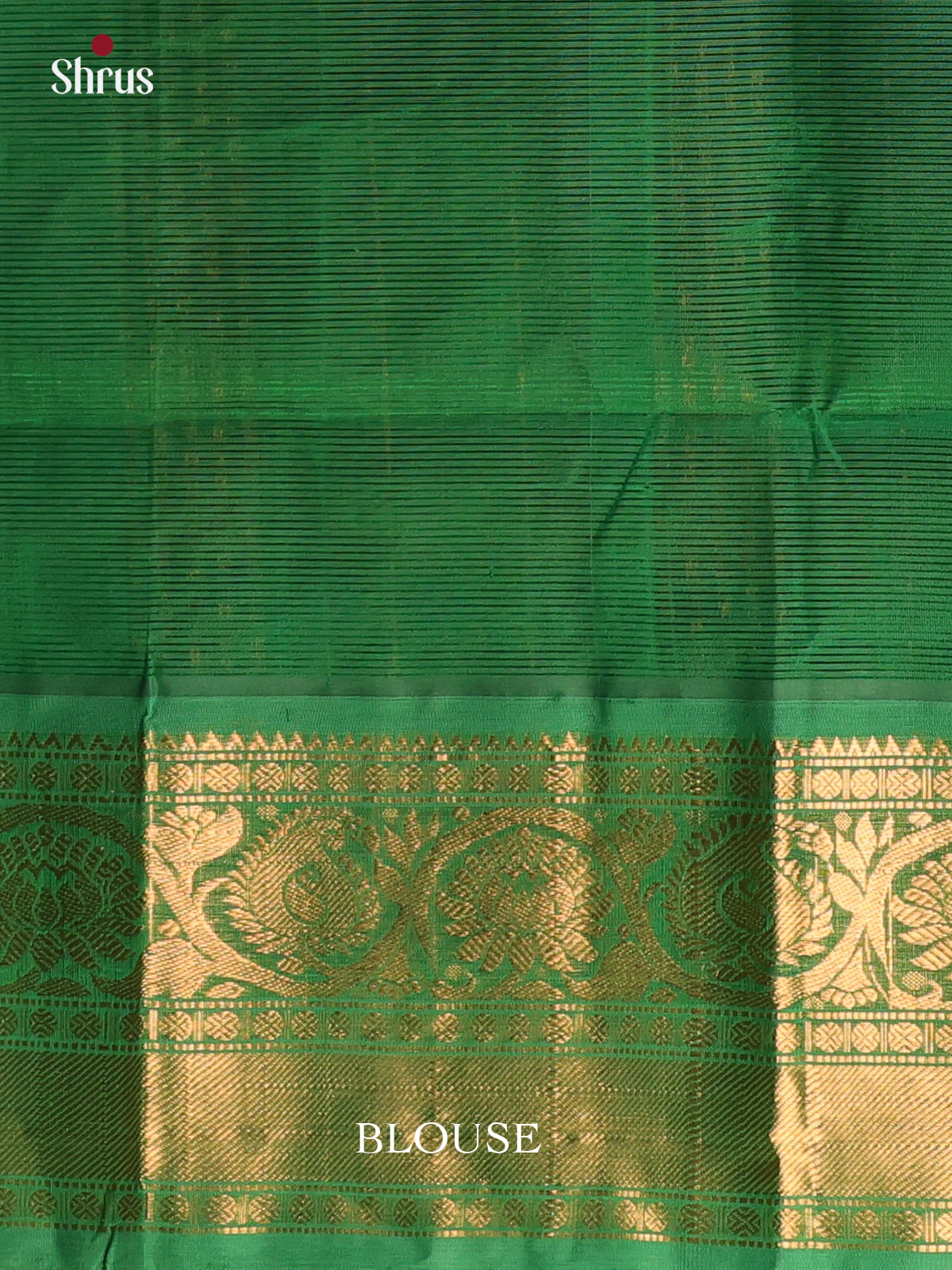 Mustard & Green- Silk Cotton Saree - Shop on Shrus.com
