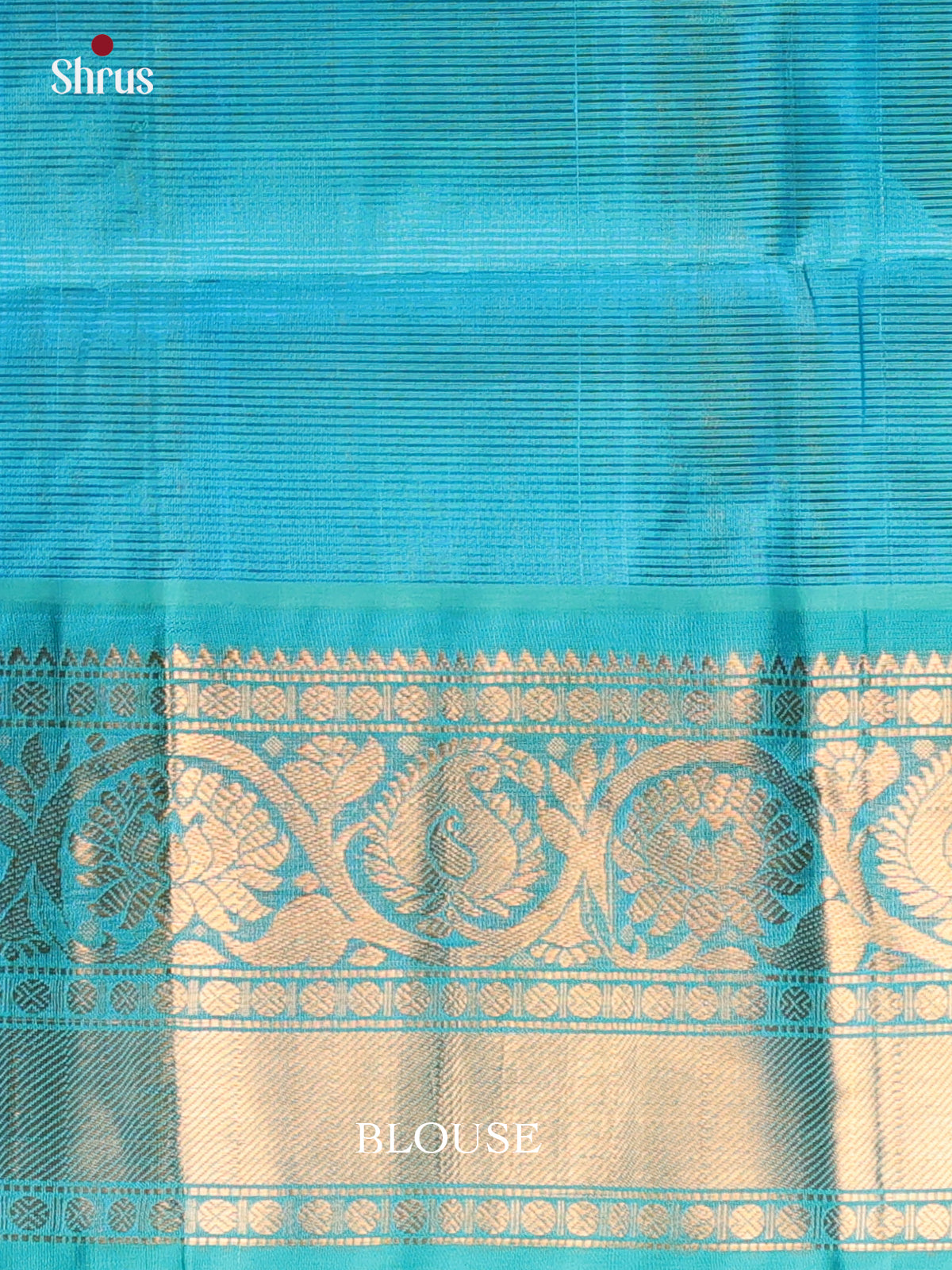Lemon Yellow & Blue - Silk Cotton Saree - Shop on Shrus.com