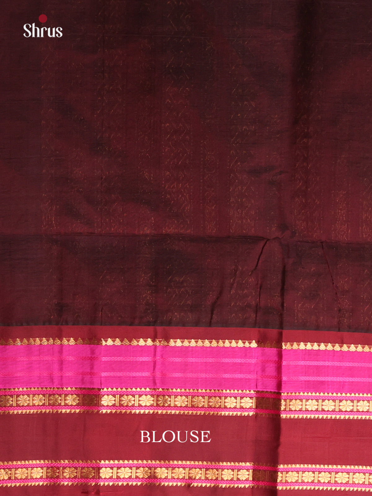Green & Brown- Silk Cotton Saree - Shop on Shrus.com
