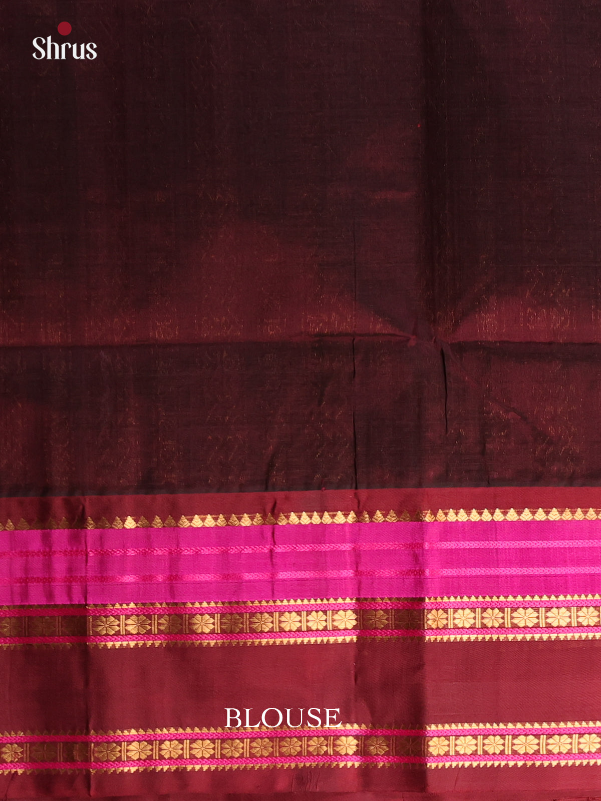 Green & Brown - Silk Cotton Saree - Shop on Shrus.com