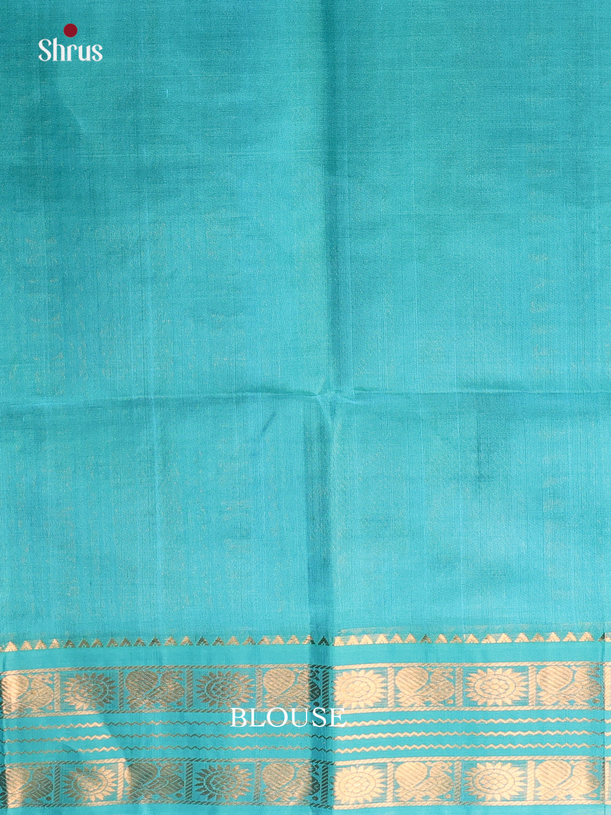 Violet & Teal - Silk Cotton Saree - Shop on Shrus.com