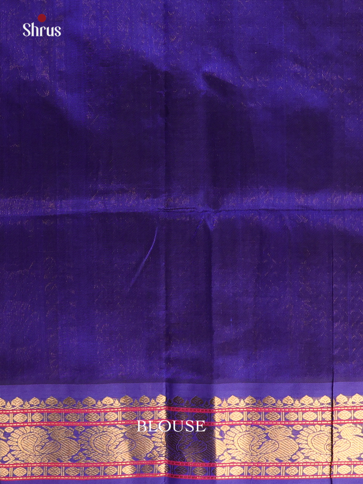 Double Shaded Green & Blue - Silk Cotton Saree - Shop on Shrus.com