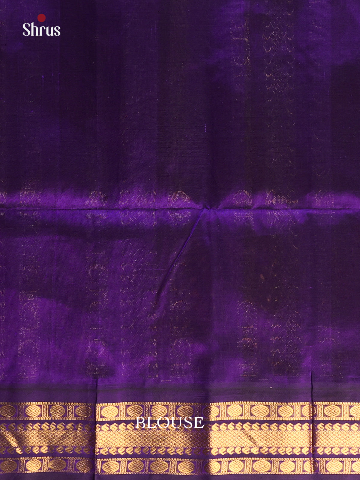 Orange & Violet - Silk Cotton Saree - Shop on Shrus.com