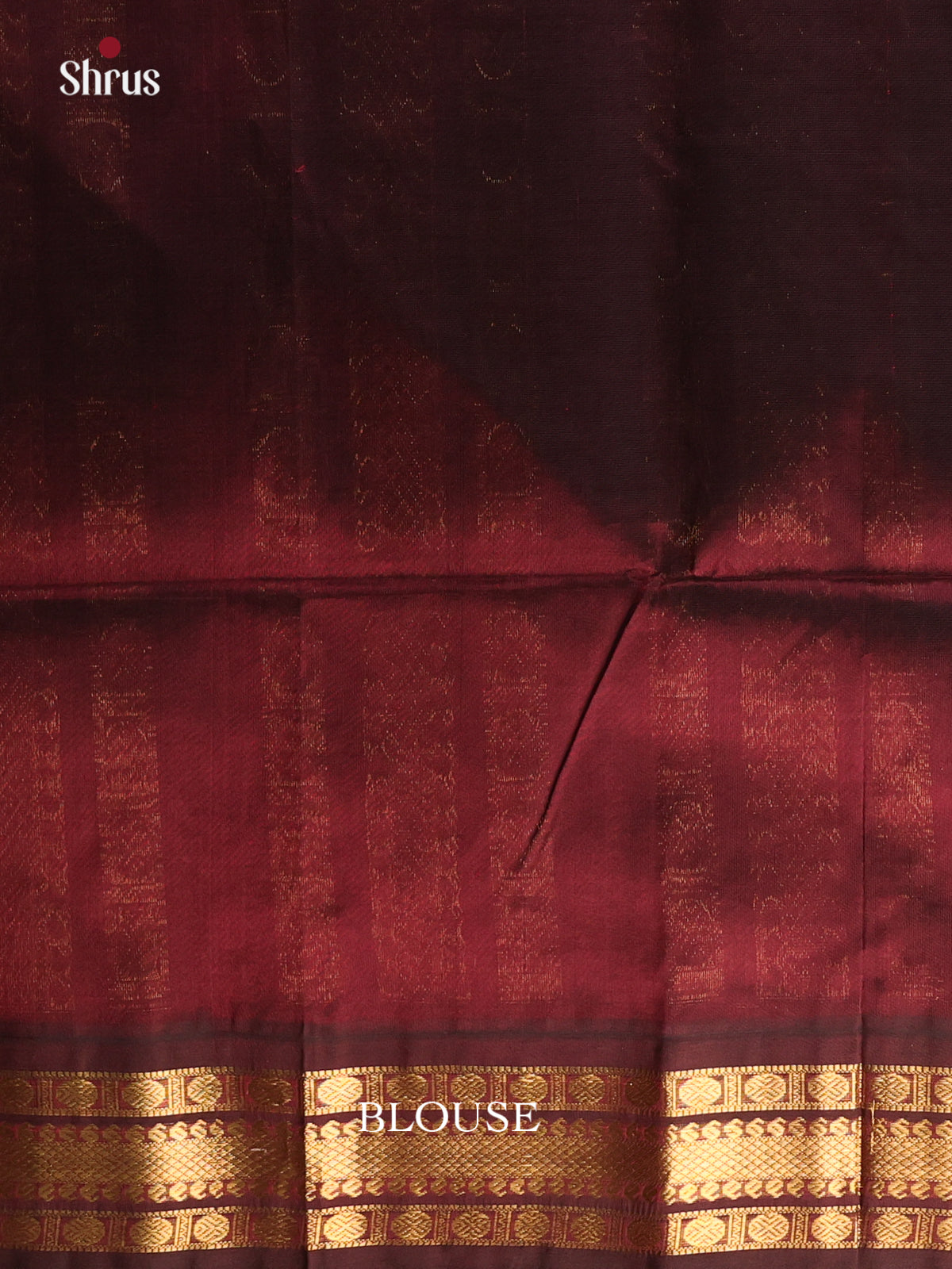 Lavender & Brown - Silk Cotton Saree - Shop on Shrus.com