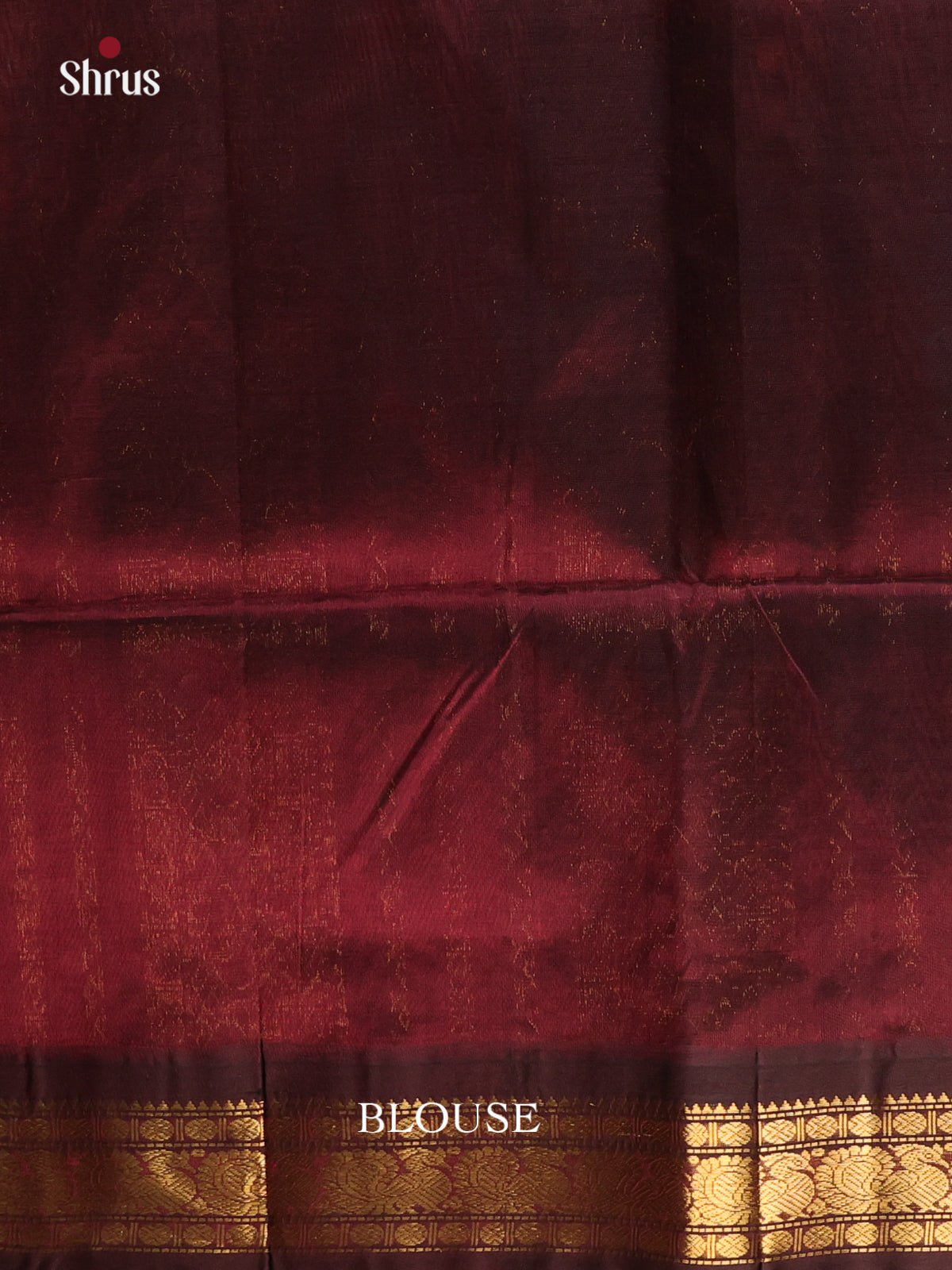 Peachish Pink & Brown - Silk Cotton Saree - Shop on Shrus.com