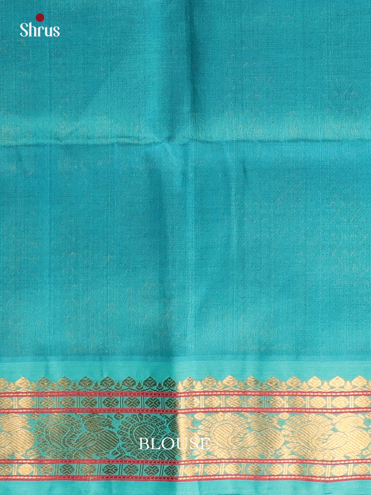 Violet & Teal- Silk Cotton Saree - Shop on Shrus.com