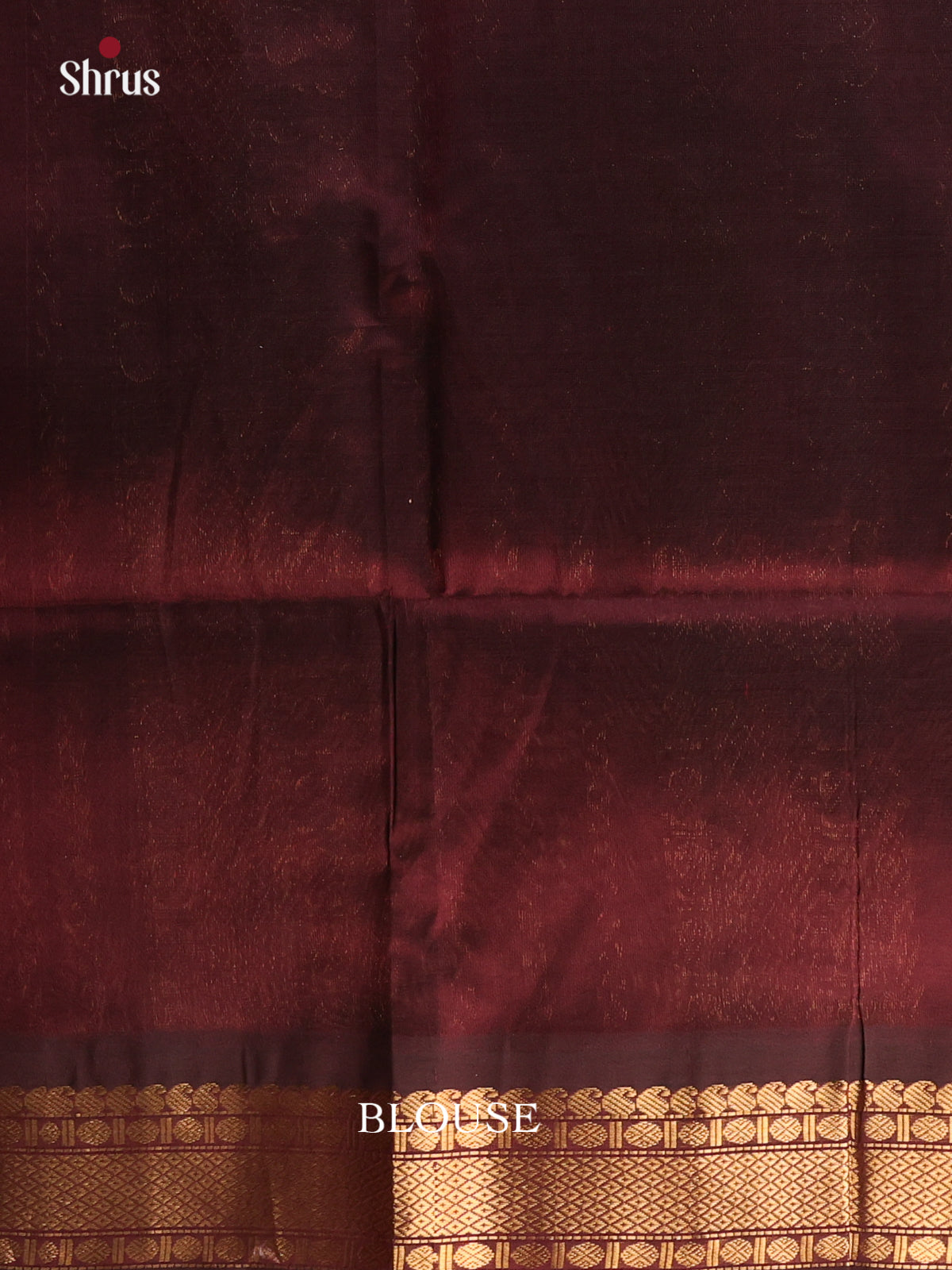 Peach & Brown - Silk Cotton Saree - Shop on Shrus.com