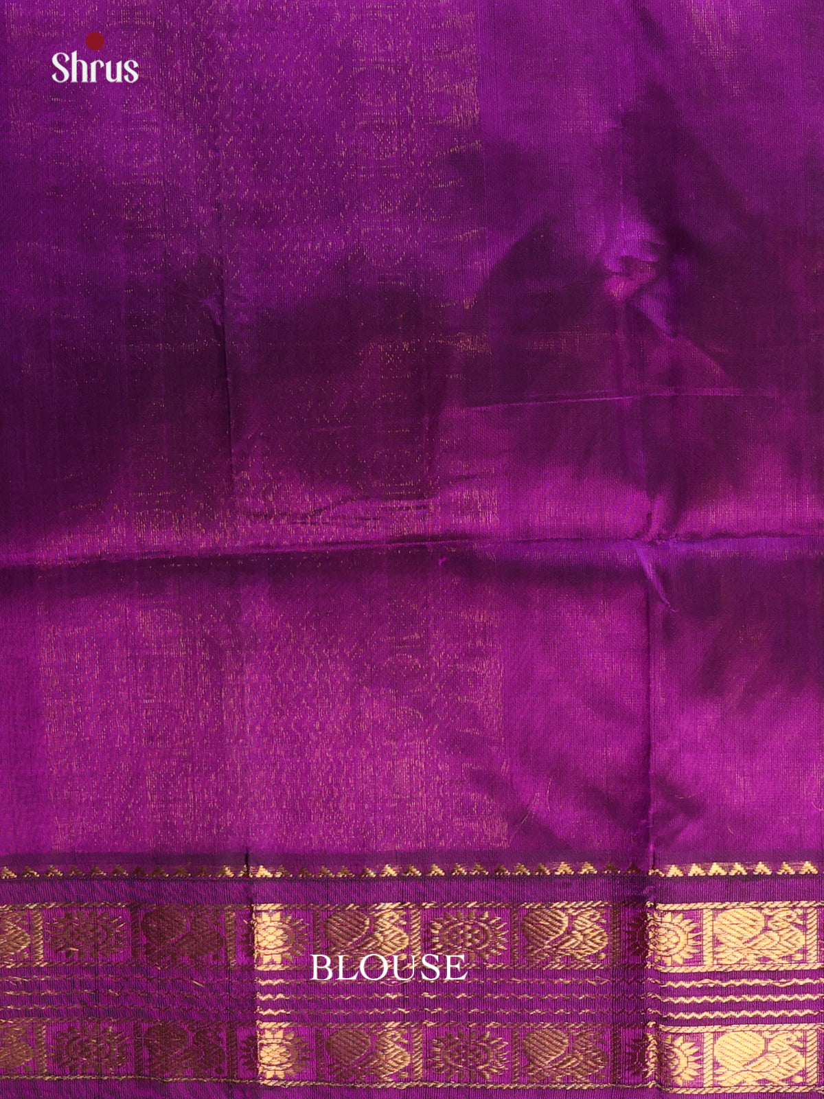 Pink & Violet - Silk Cotton Saree - Shop on Shrus.com