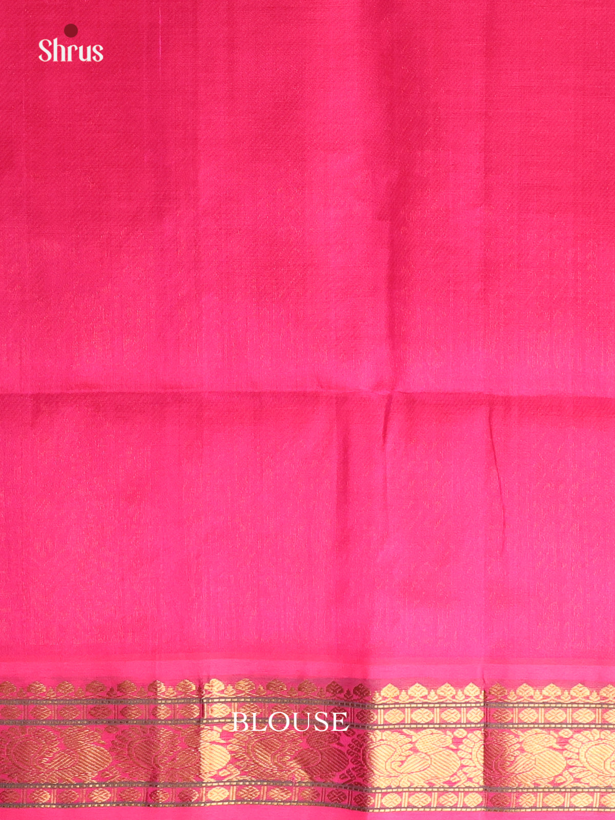 Green & Pink - Silk Cotton Saree - Shop on Shrus.com