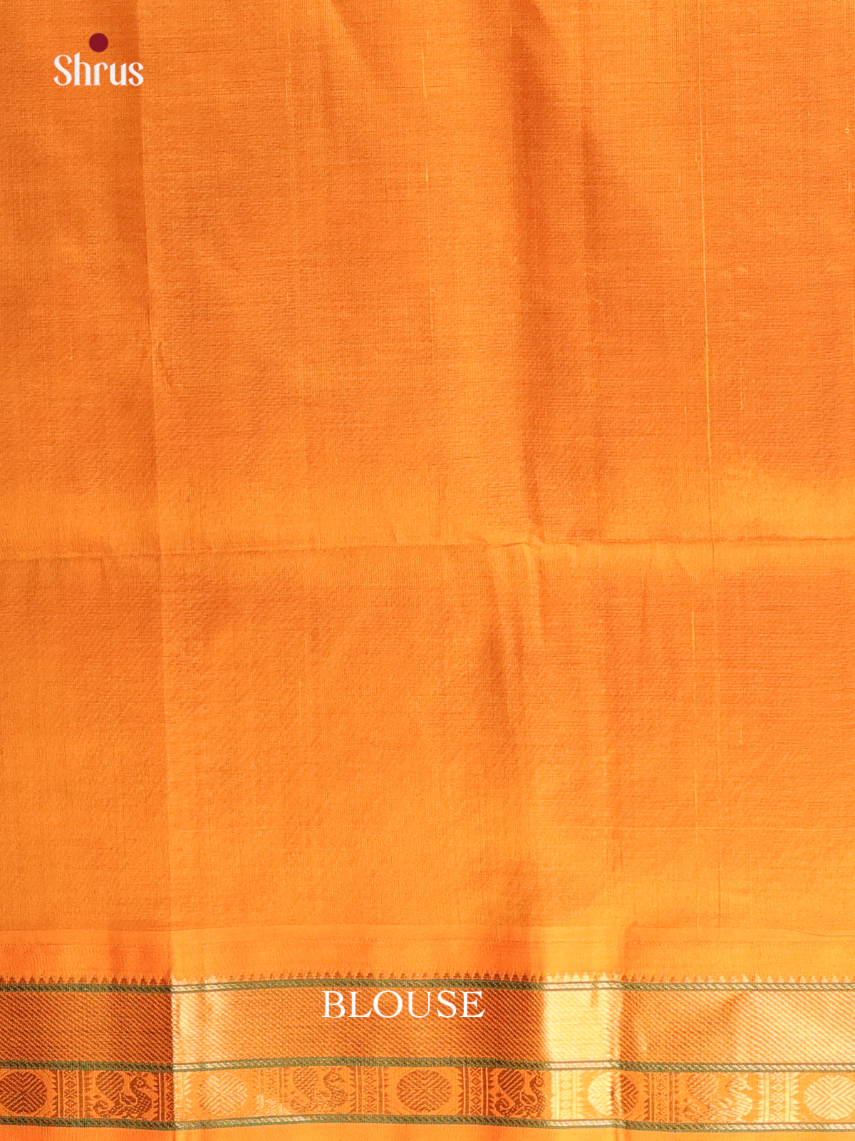 Violet & Orange - Silk Cotton Saree - Shop on Shrus.com