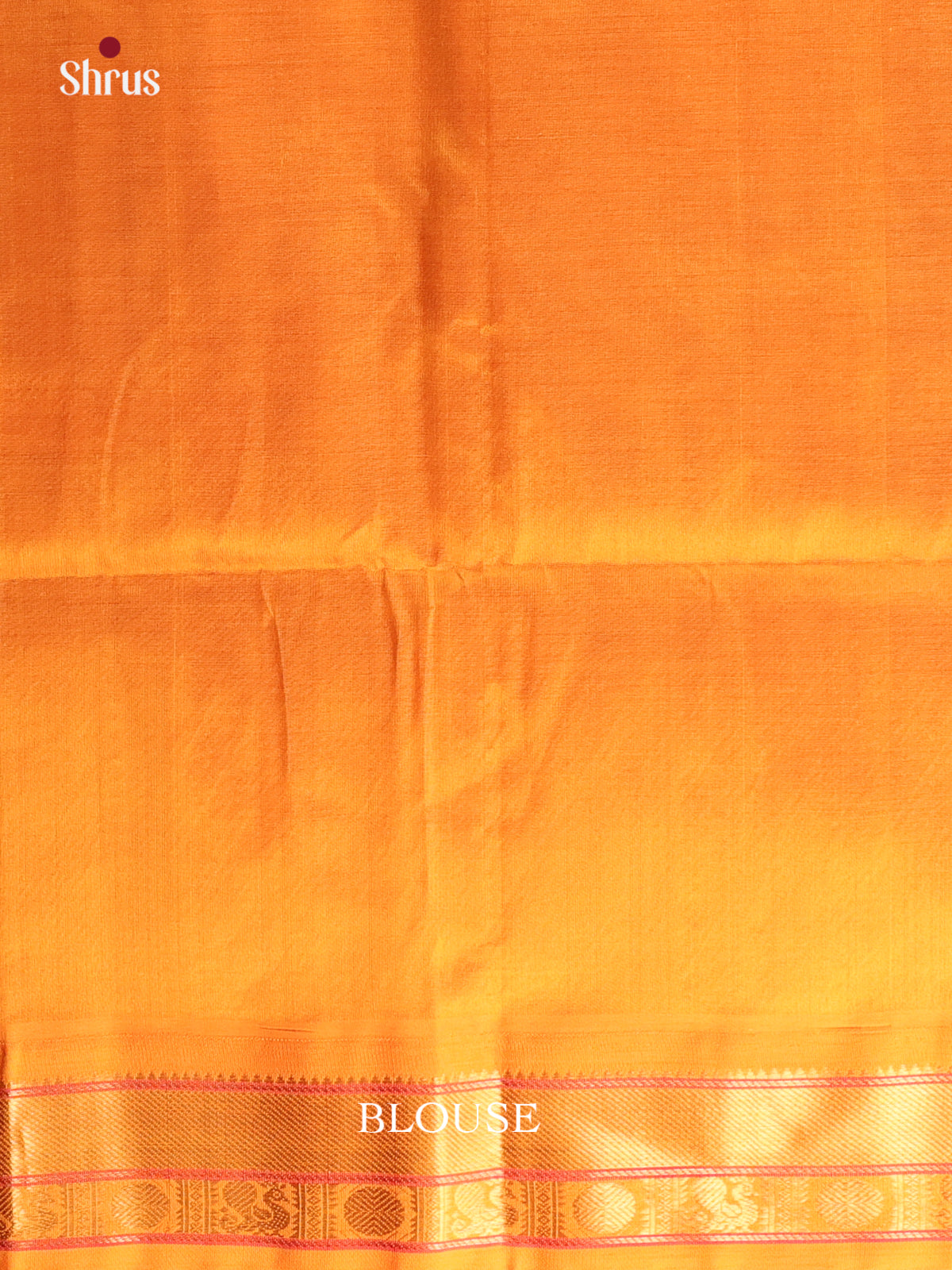Violet & Orange - Silk Cotton Saree - Shop on Shrus.com