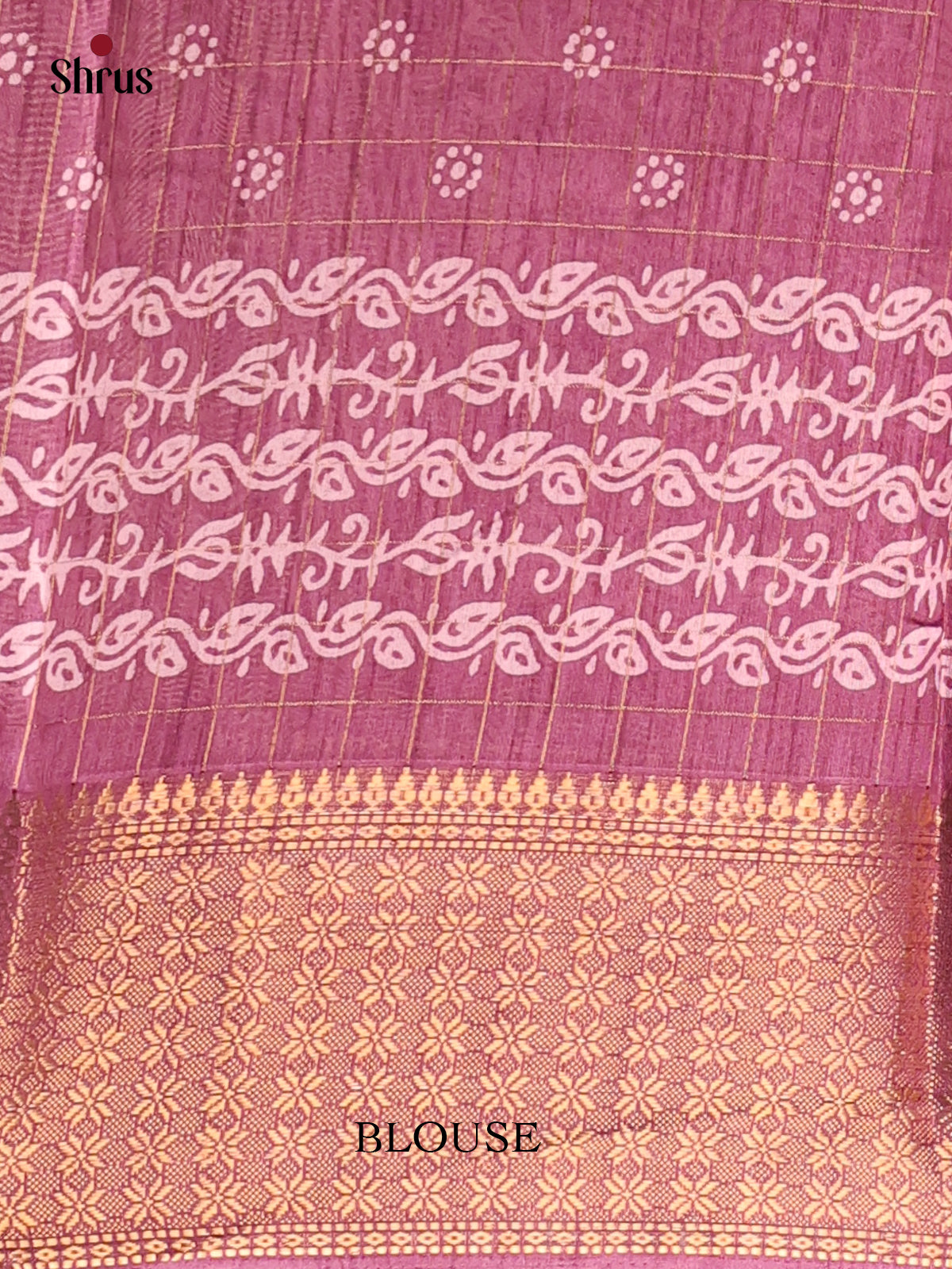 Purple - Semi Crepe Saree - Shop on Shrus.com