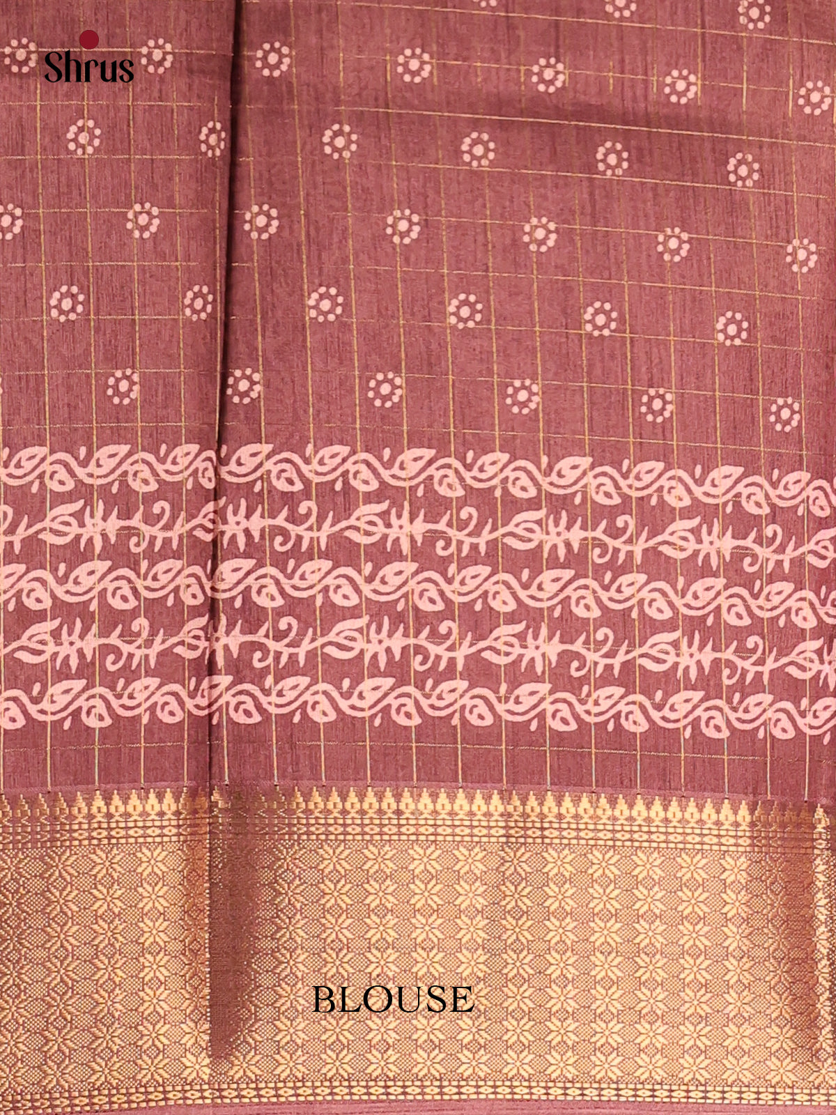 Brown - Semi Crepe Saree - Shop on Shrus.com