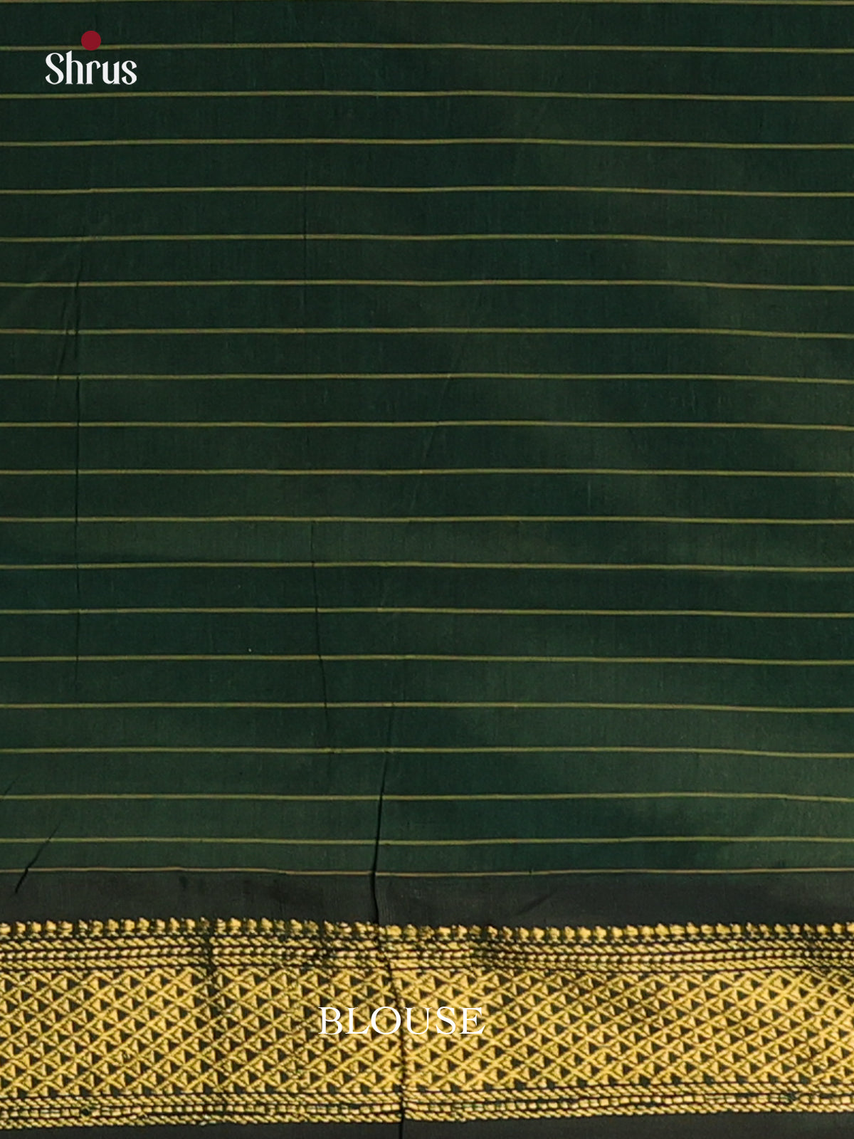Maroon & Green - Kalyani Cotton Saree - Shop on Shrus.com