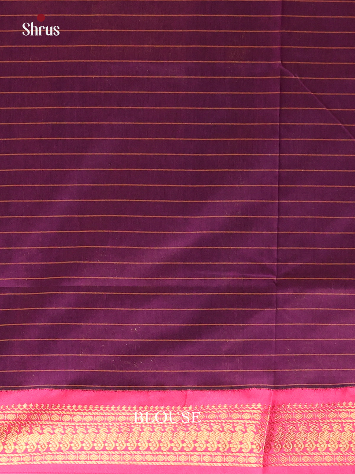 Mustard & Purple - Kalyani Cotton Saree - Shop on Shrus.com