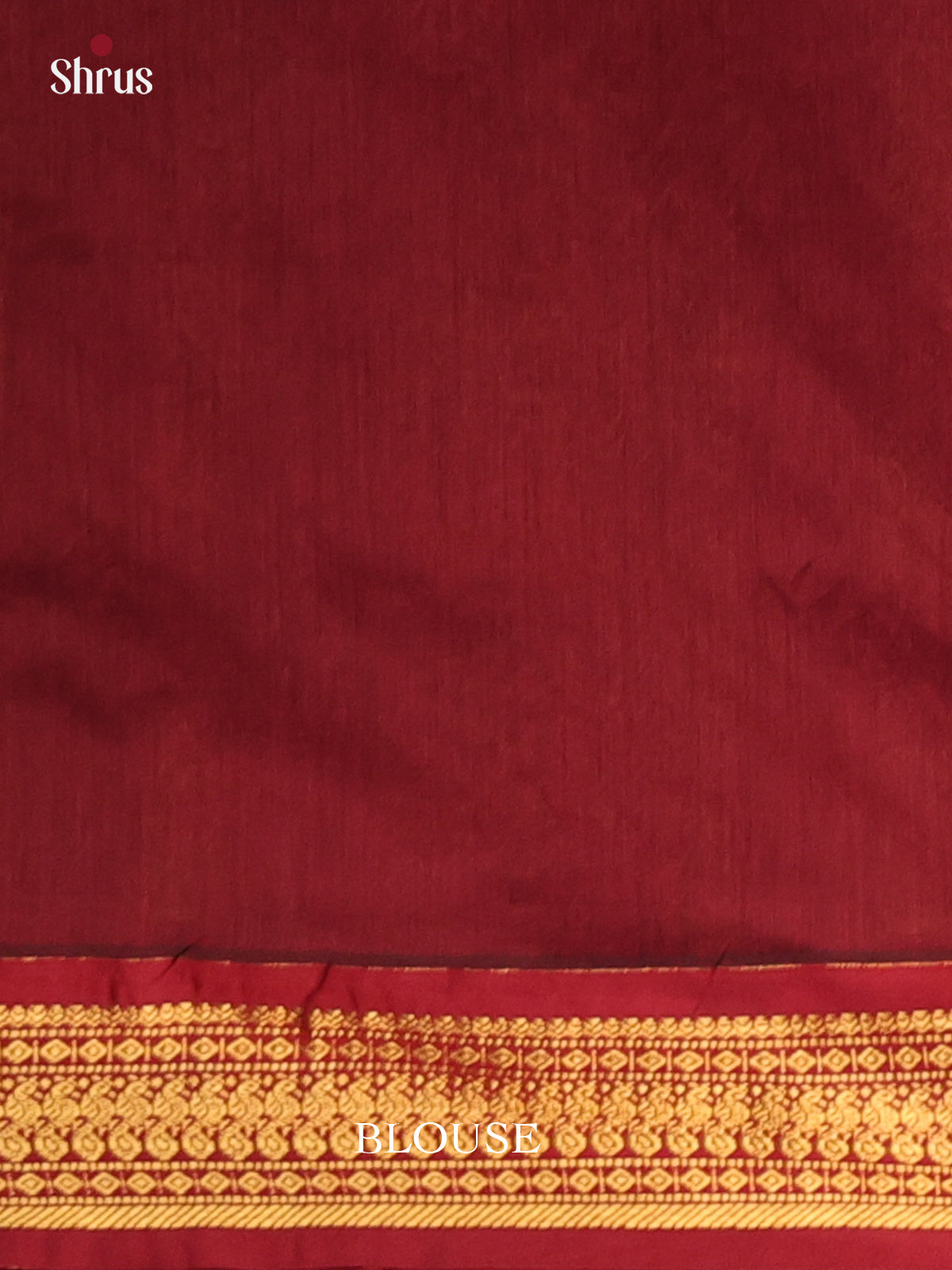 Lite Brown & Maroon - Kalyani Cotton Saree - Shop on Shrus.com