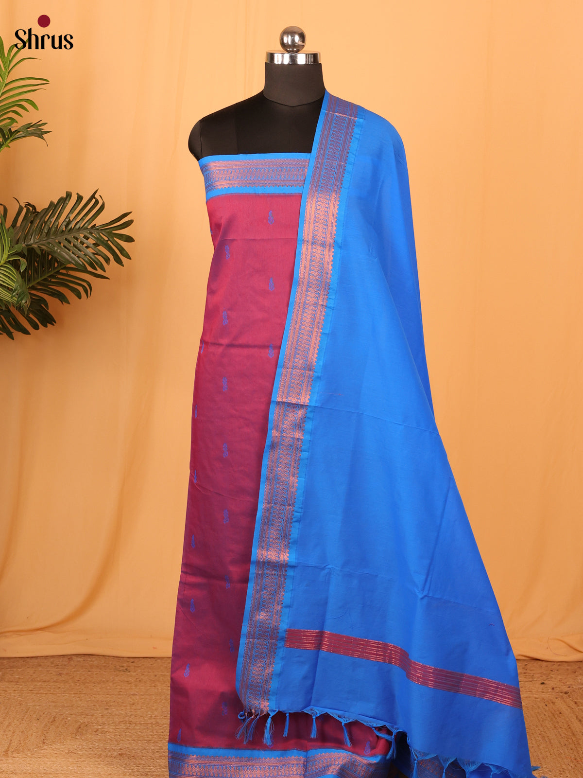 CLS17054 - Kalyani Cotton salwar unstitch - Shop on Shrus.com