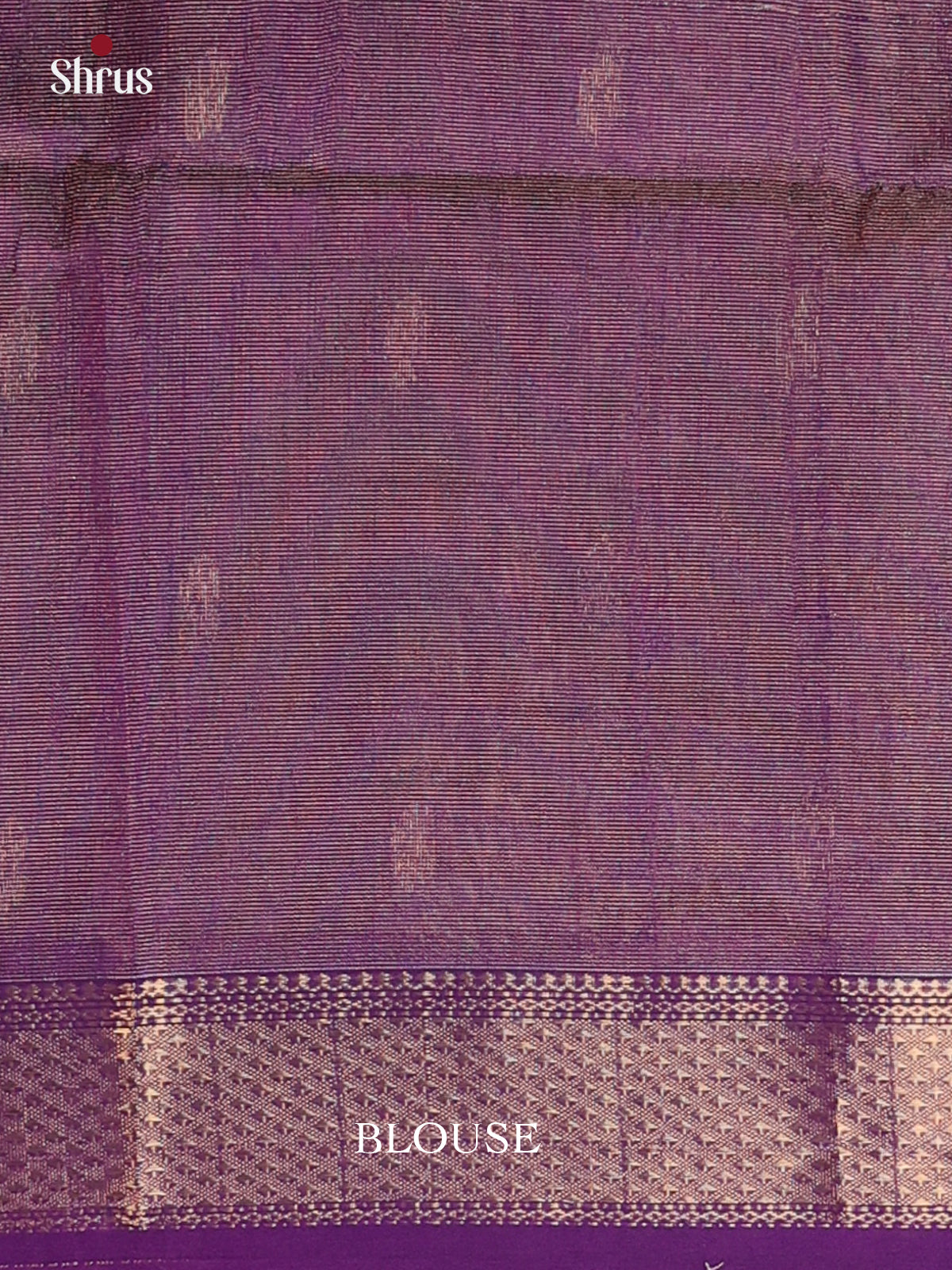 Red & Purple - Maheshwari silkcotton Saree - Shop on Shrus.com
