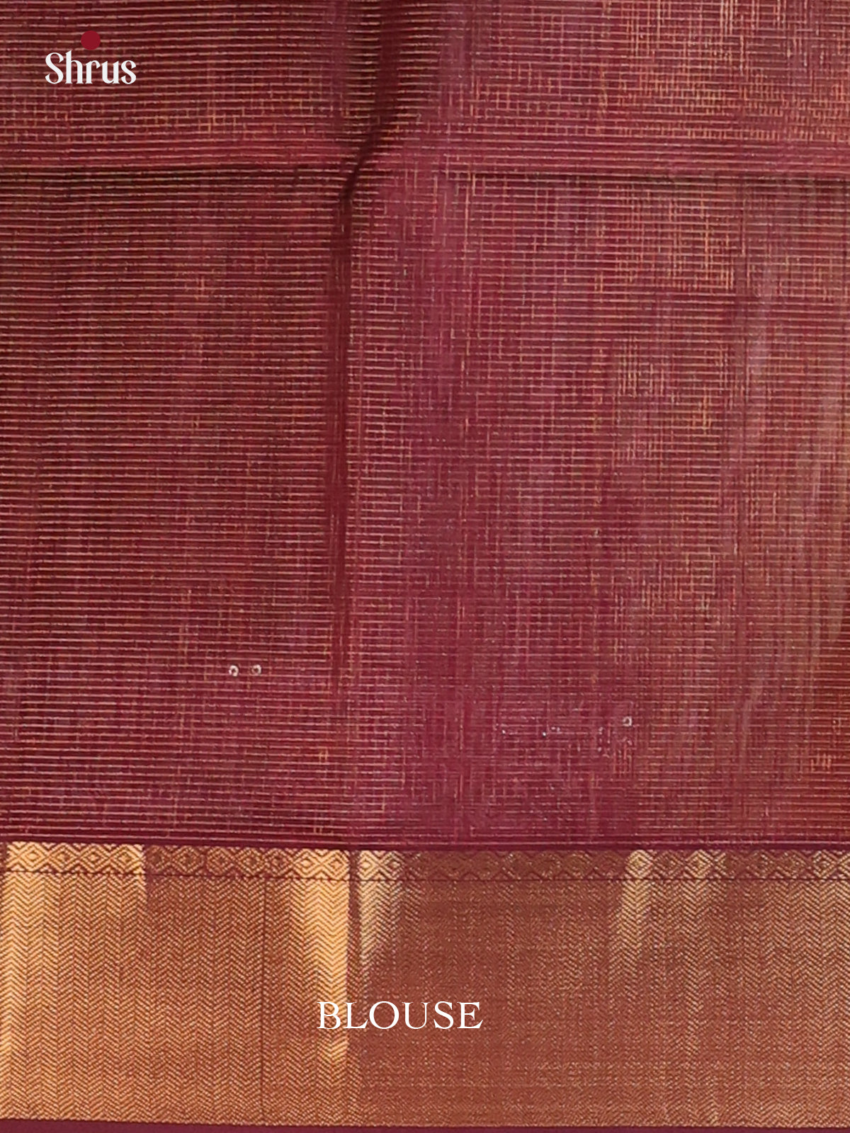 Brown(Single Tone)- Maheshwari silkcotton Saree - Shop on Shrus.com