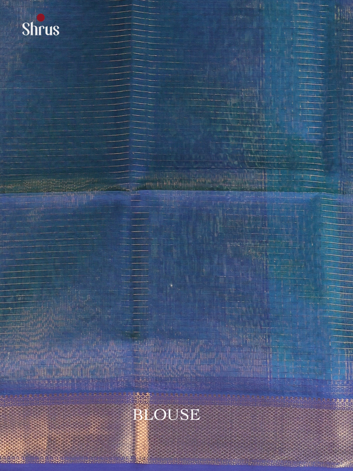 Green & Blue - Maheshwari silkcotton Saree - Shop on Shrus.com