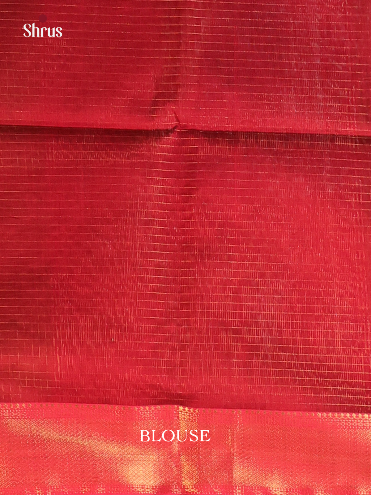 Green & Red - Maheshwari silkcotton Saree - Shop on Shrus.com