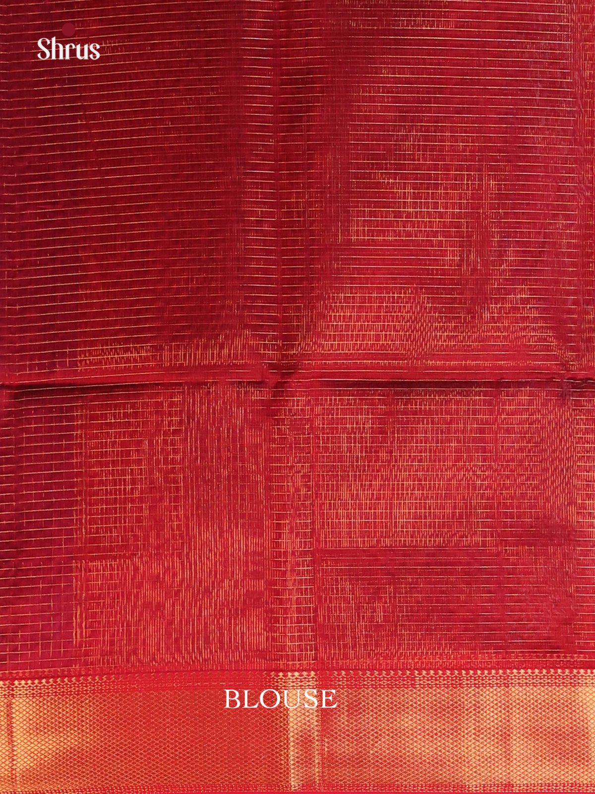 Violet & Red- Maheshwari silkcotton Saree - Shop on Shrus.com
