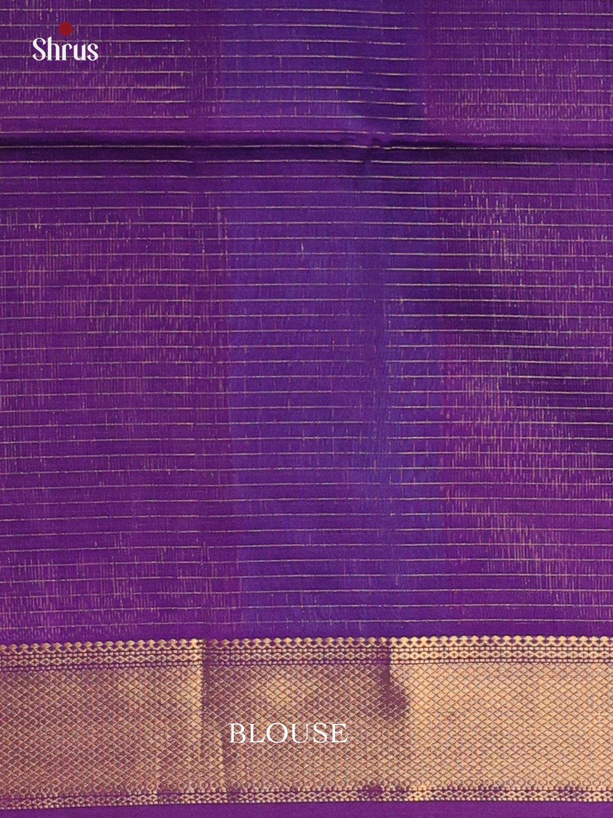 Blue & Violet - Maheshwari silkcotton Saree - Shop on Shrus.com