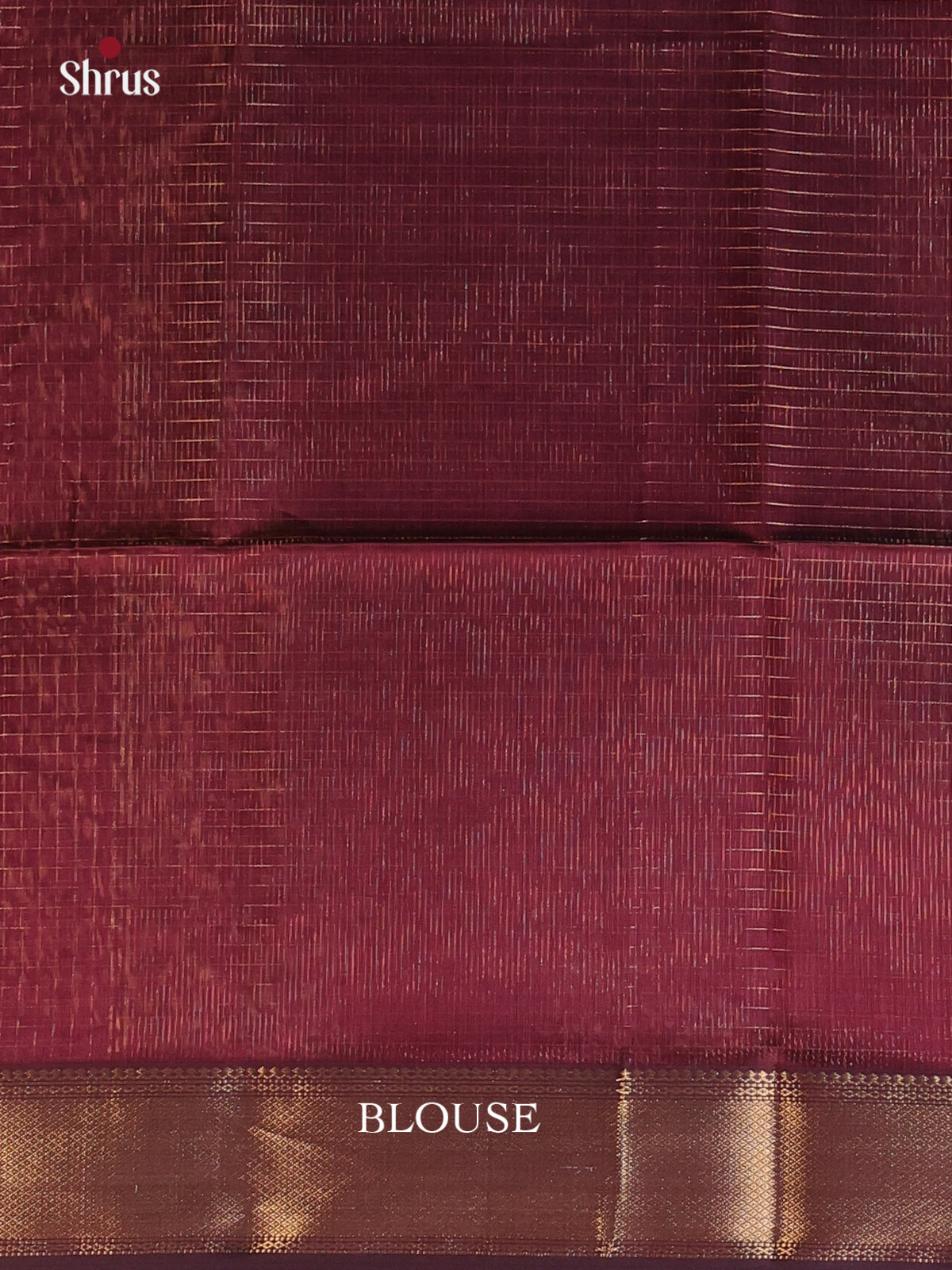 Brown - Maheshwari silkcotton Saree - Shop on Shrus.com