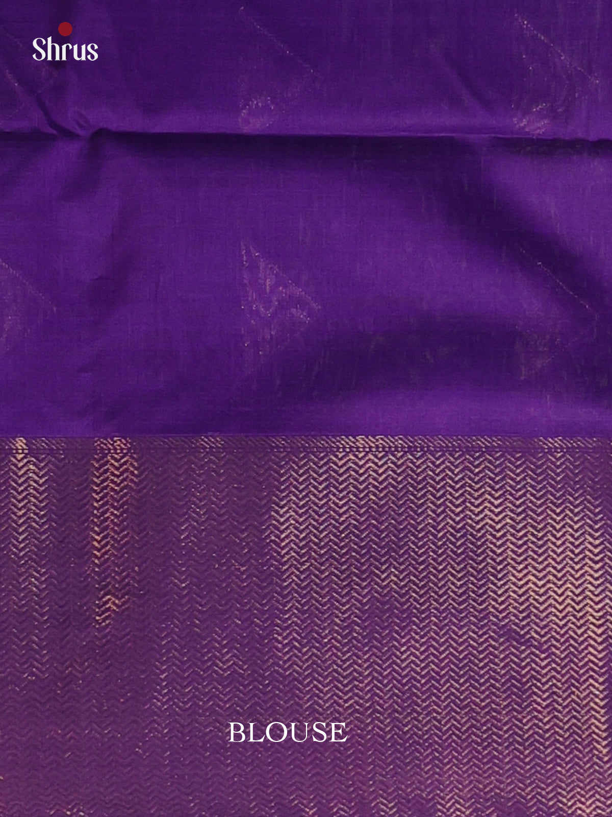 Blue & Violet- Maheshwari silkcotton Saree - Shop on Shrus.com