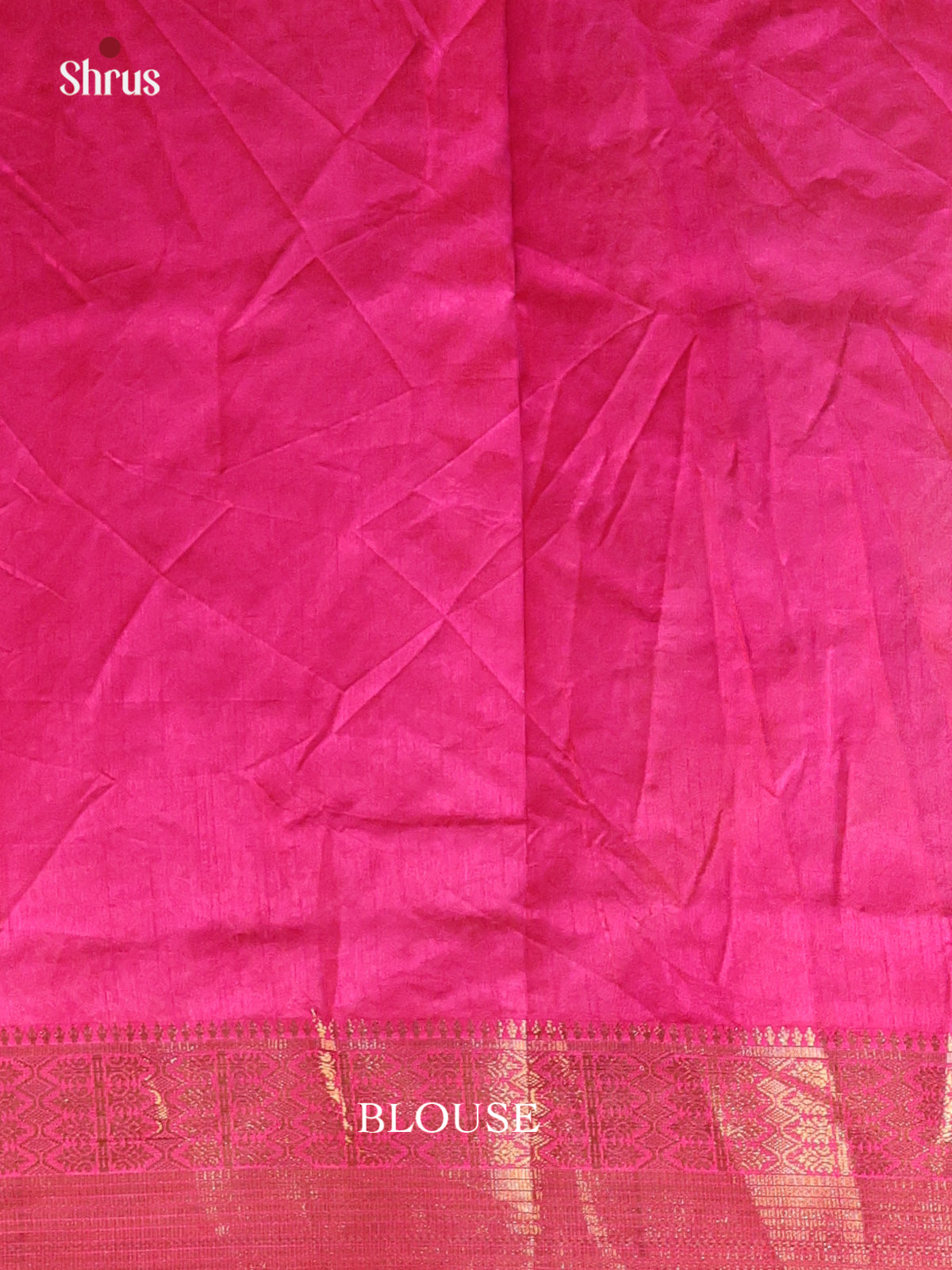 Pink & Purple - Semi Patola Saree - Shop on Shrus.com