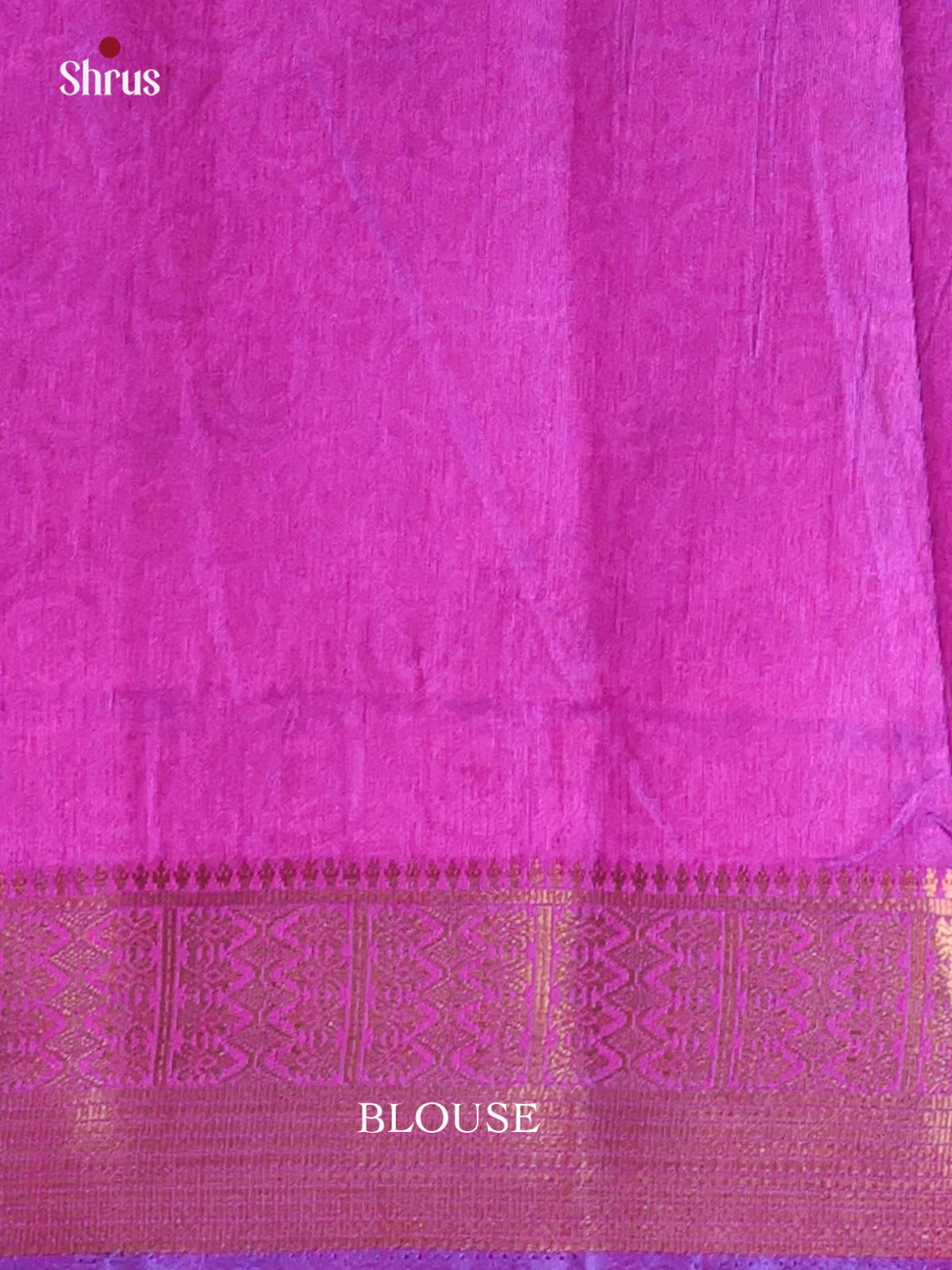 Blue & Purple - Semi Patola Saree - Shop on Shrus.com