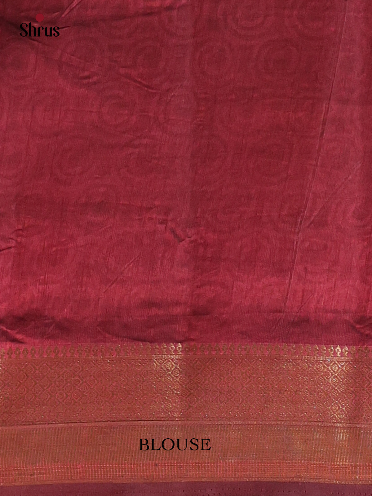 Black & Maroon - Semi Patola Saree - Shop on Shrus.com