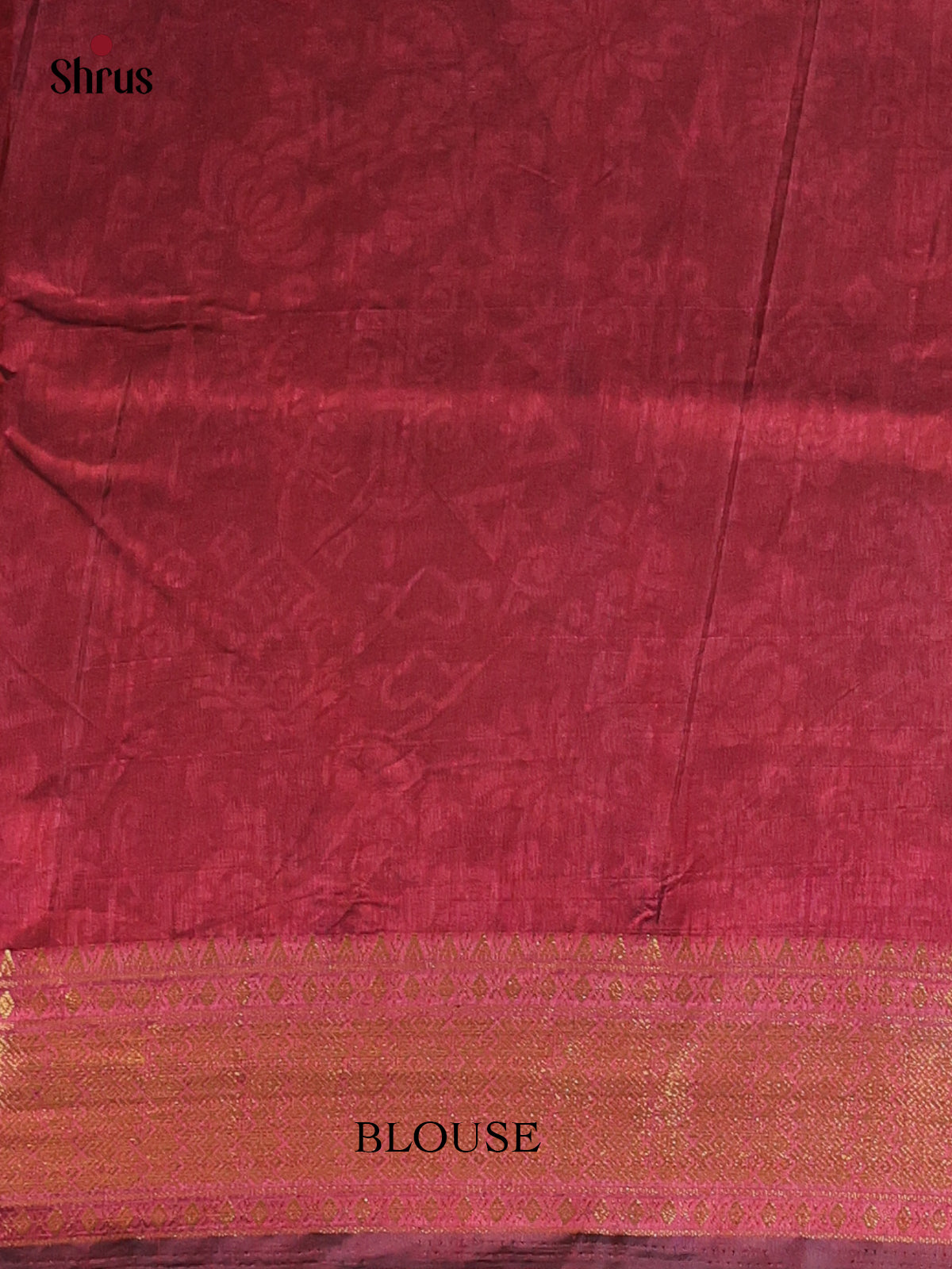 Black & Maroon- Semi Patola Saree - Shop on Shrus.com