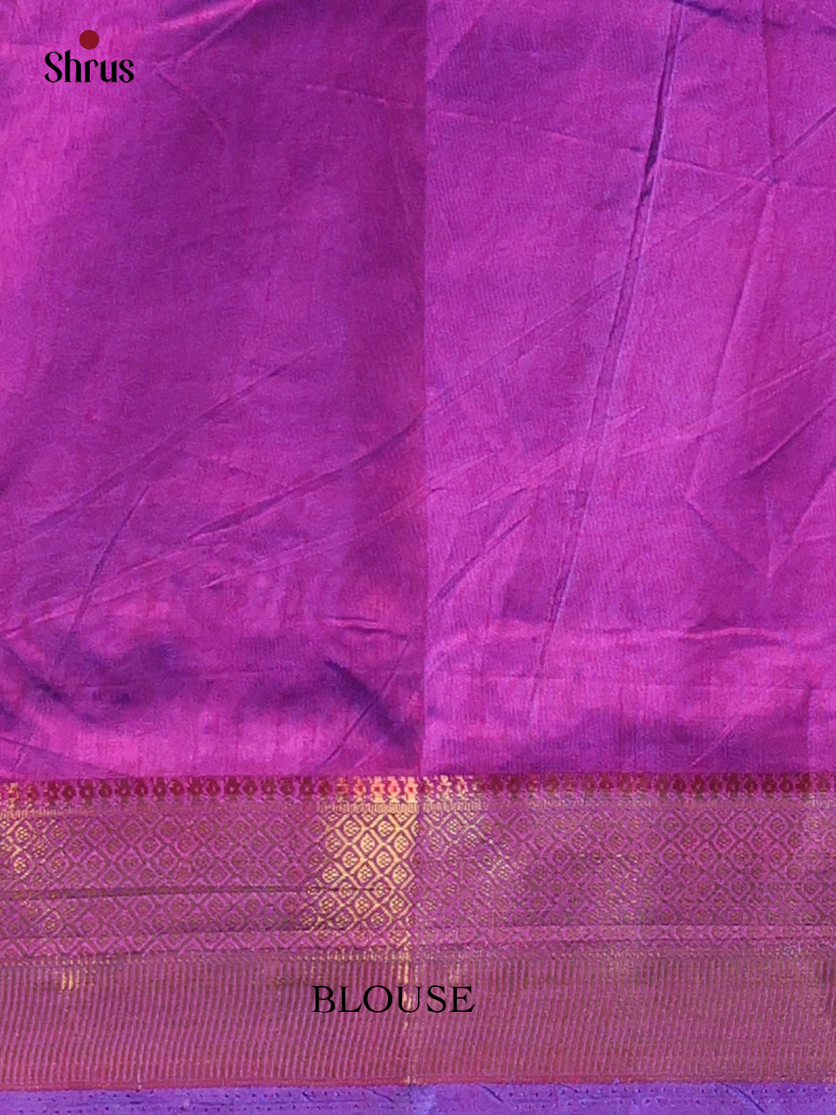 Blue & Purple - Semi Patola Saree - Shop on Shrus.com