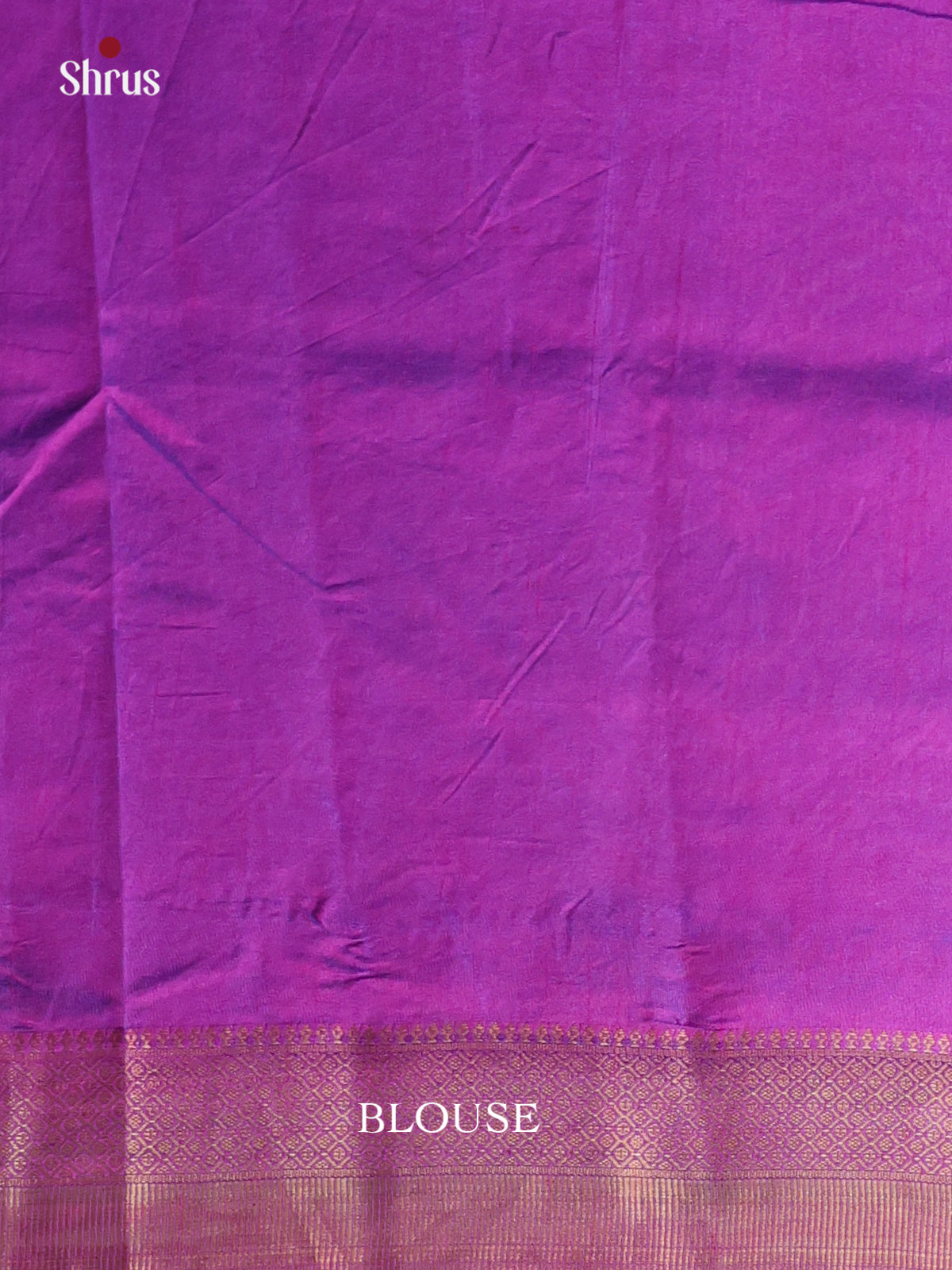Blue & Purple - Semi Patola Saree - Shop on Shrus.com