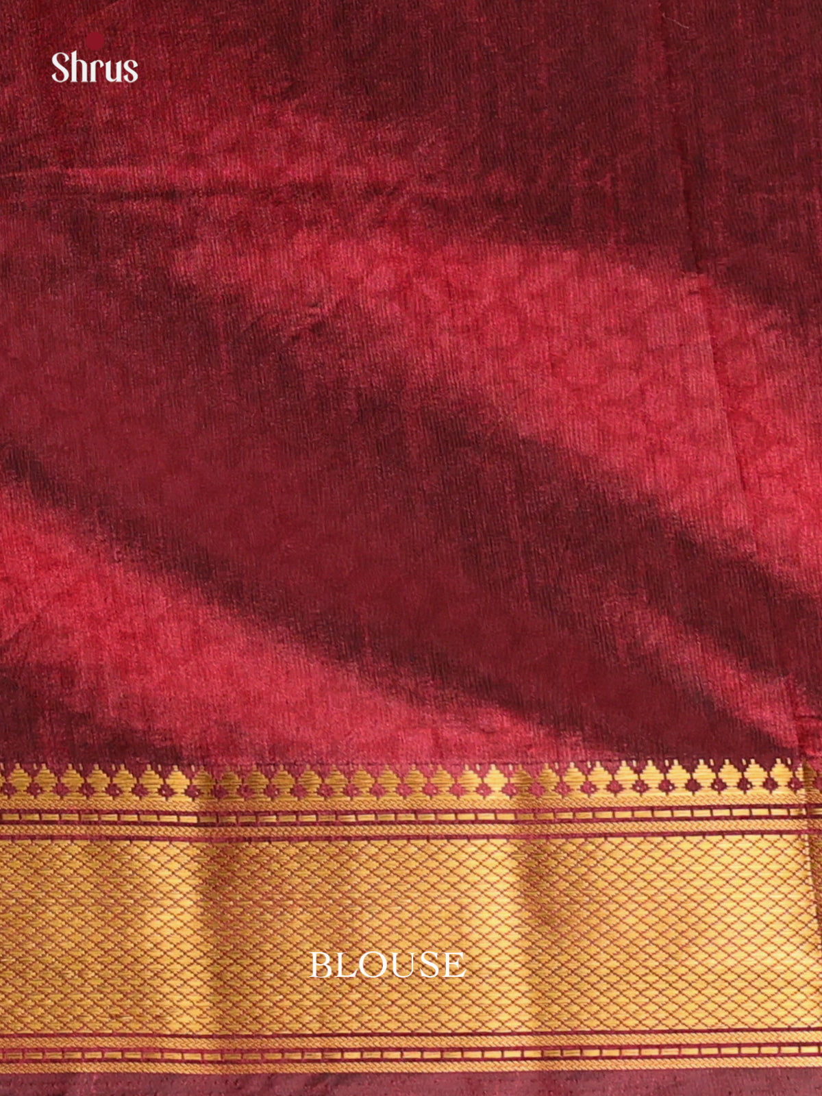 Black & Maroon - Semi Patola Saree - Shop on Shrus.com