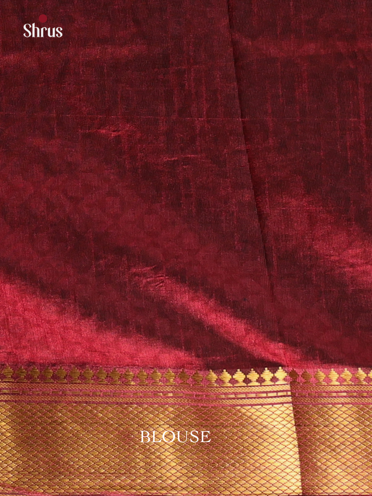 Black & Maroon - Semi Patola Saree - Shop on Shrus.com